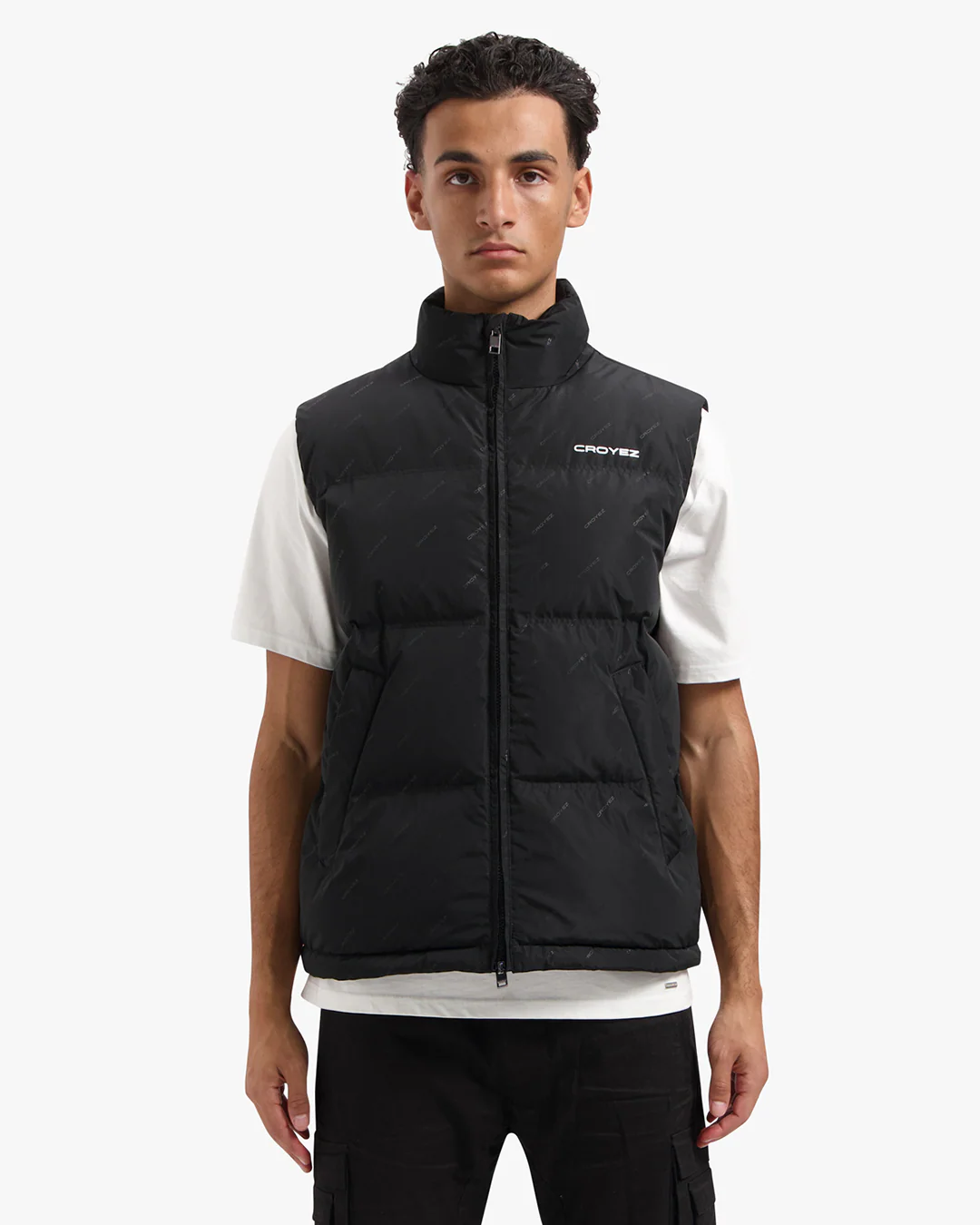 CROYEZ ALLOVER BODYWARMER | BLACK - Image 3