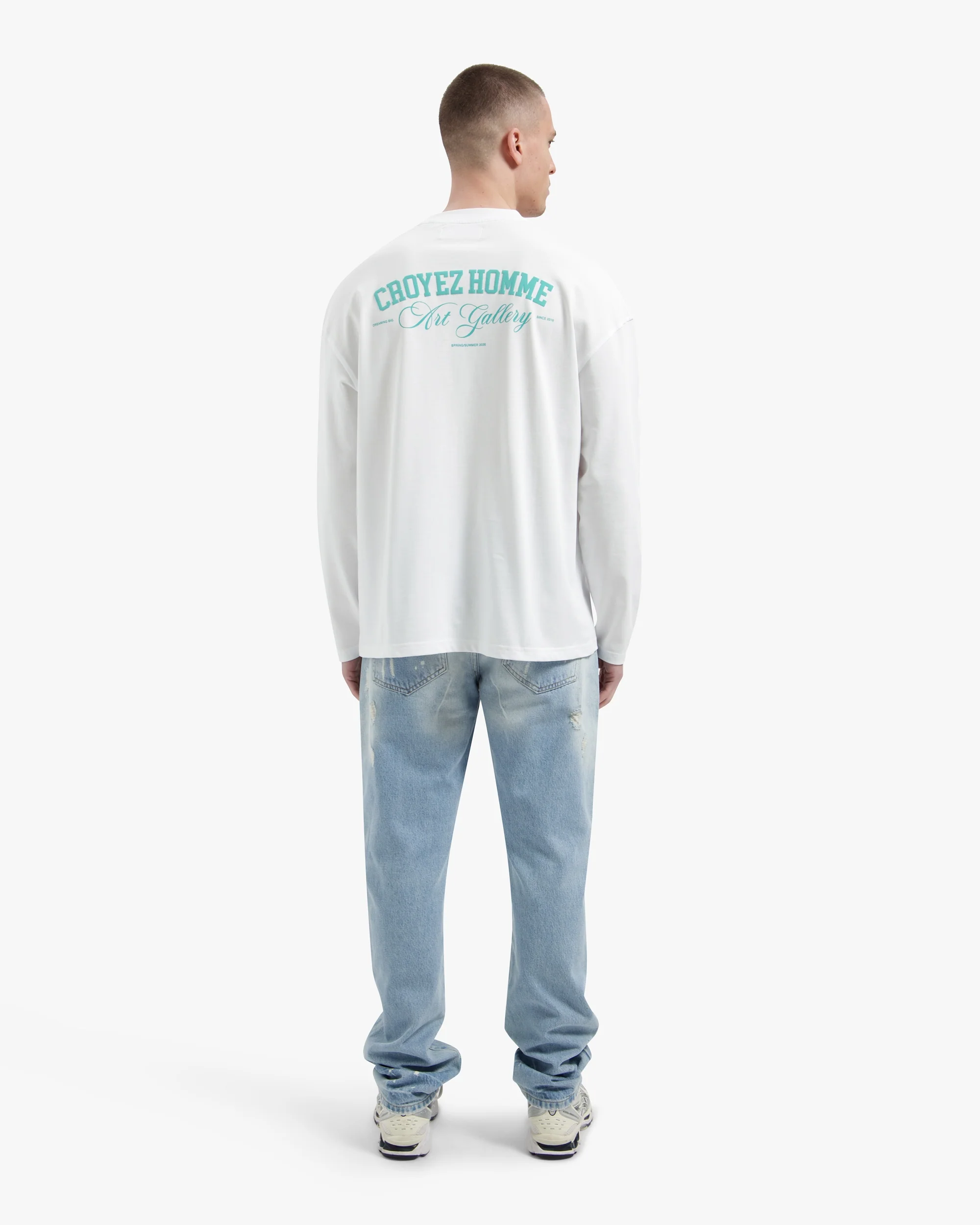 Croyez Art Gallery Longsleeve | White - Image 6