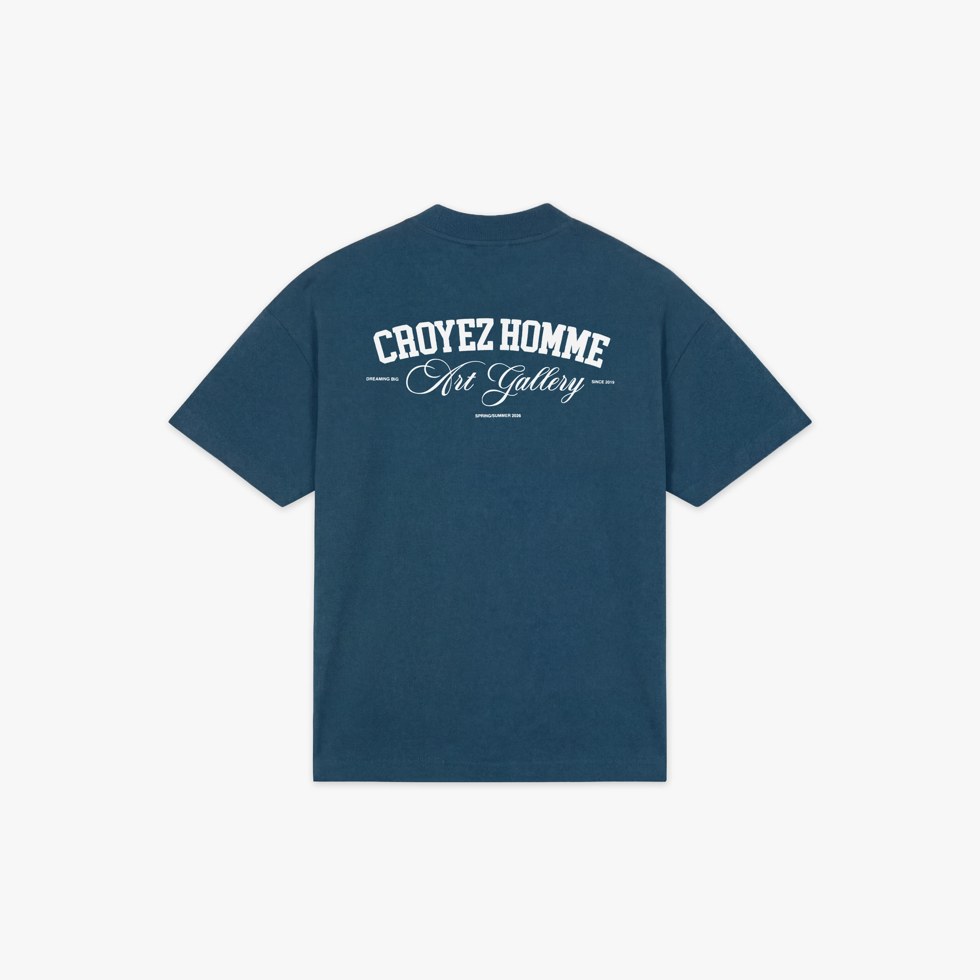 Croyez Art Gallery T-Shirt | Dark Teal - Image 2