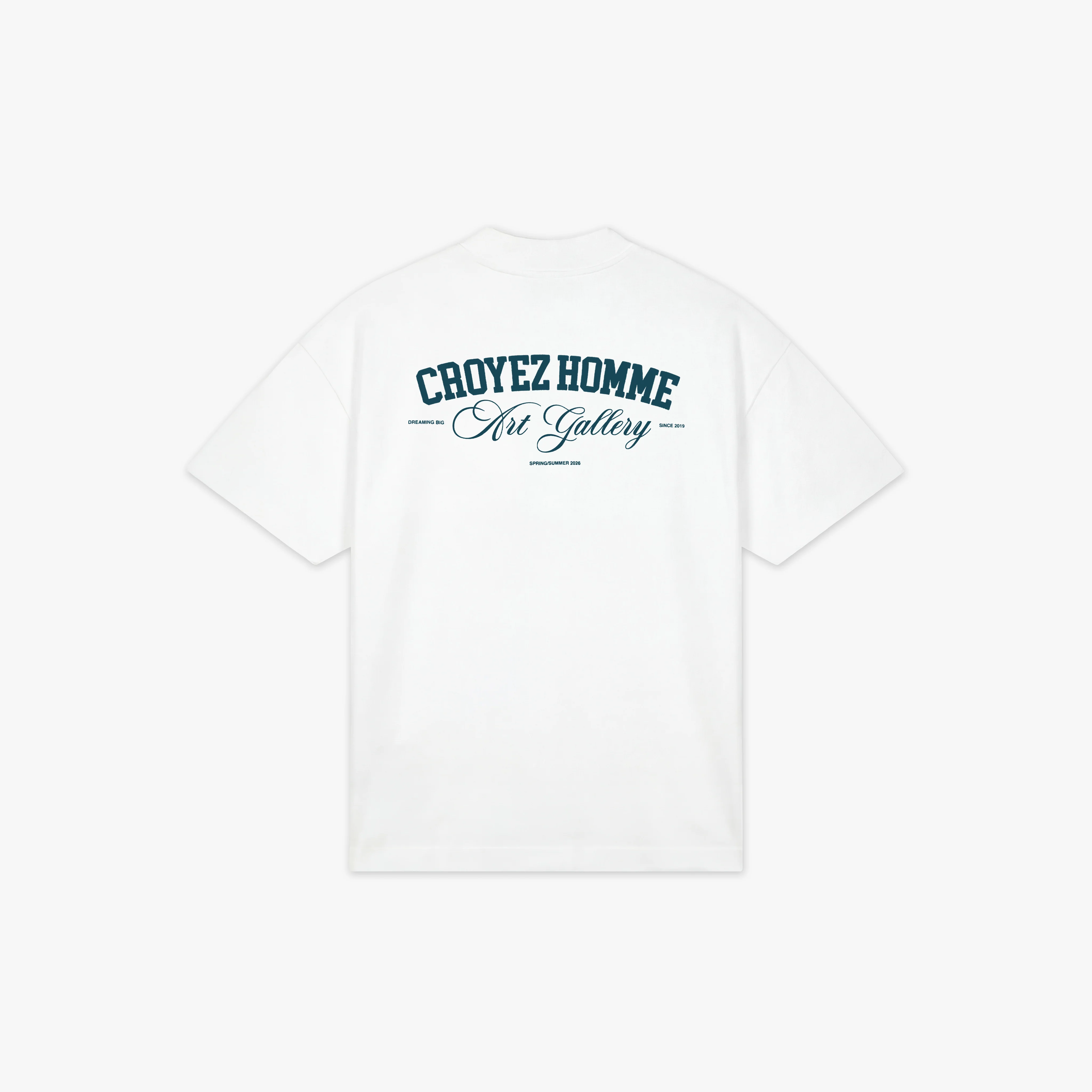 Croyez Art Gallery T-Shirt | White - Image 2