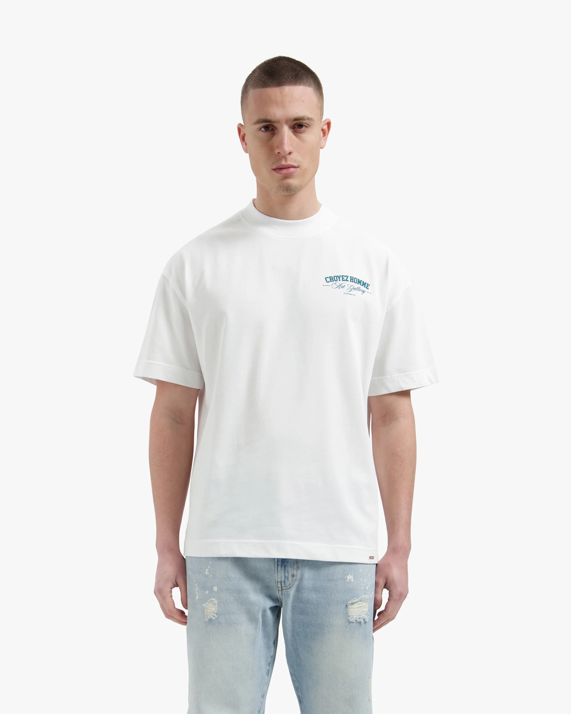 Croyez Art Gallery T-Shirt | White - Image 3