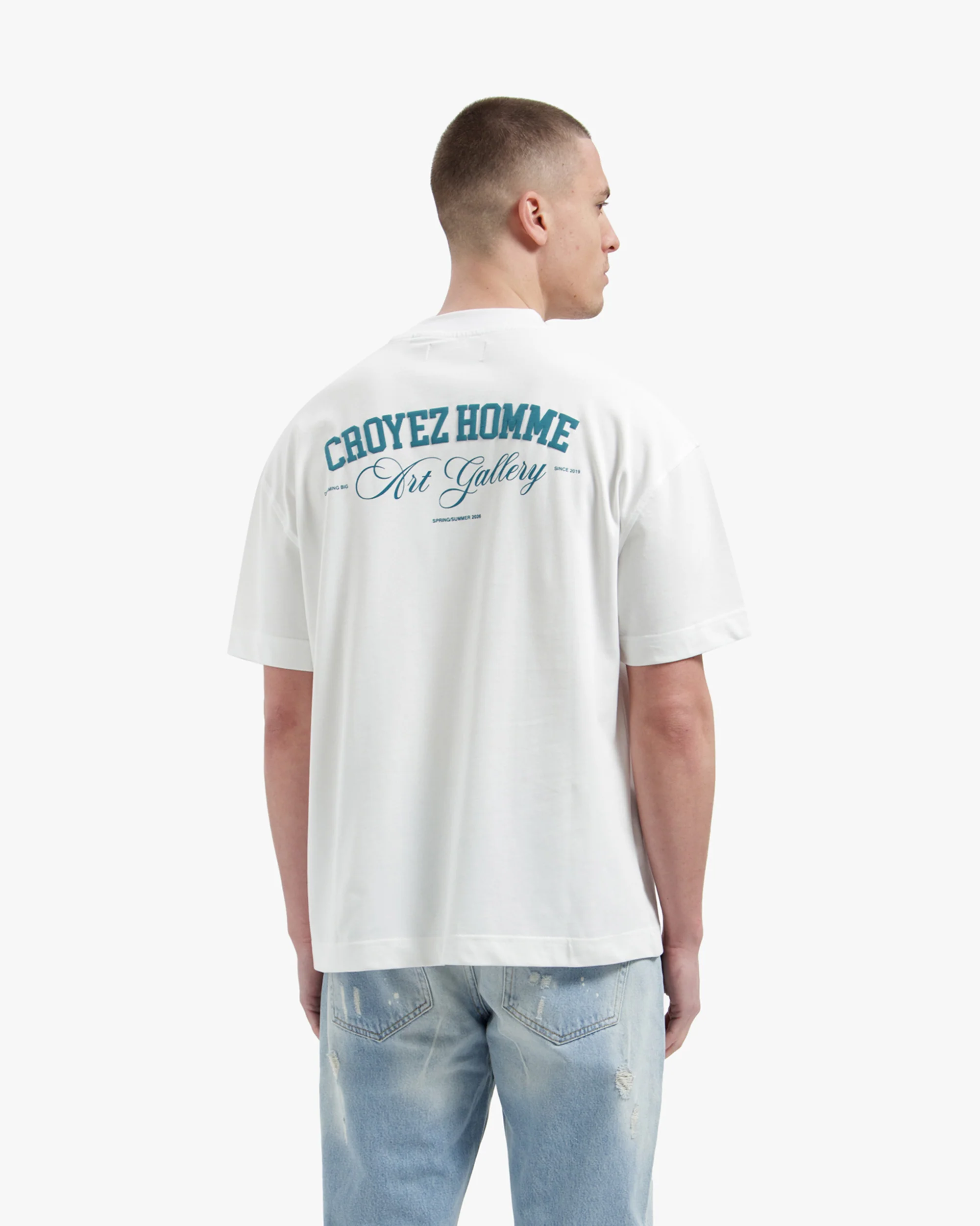 Croyez Art Gallery T-Shirt | White - Image 4