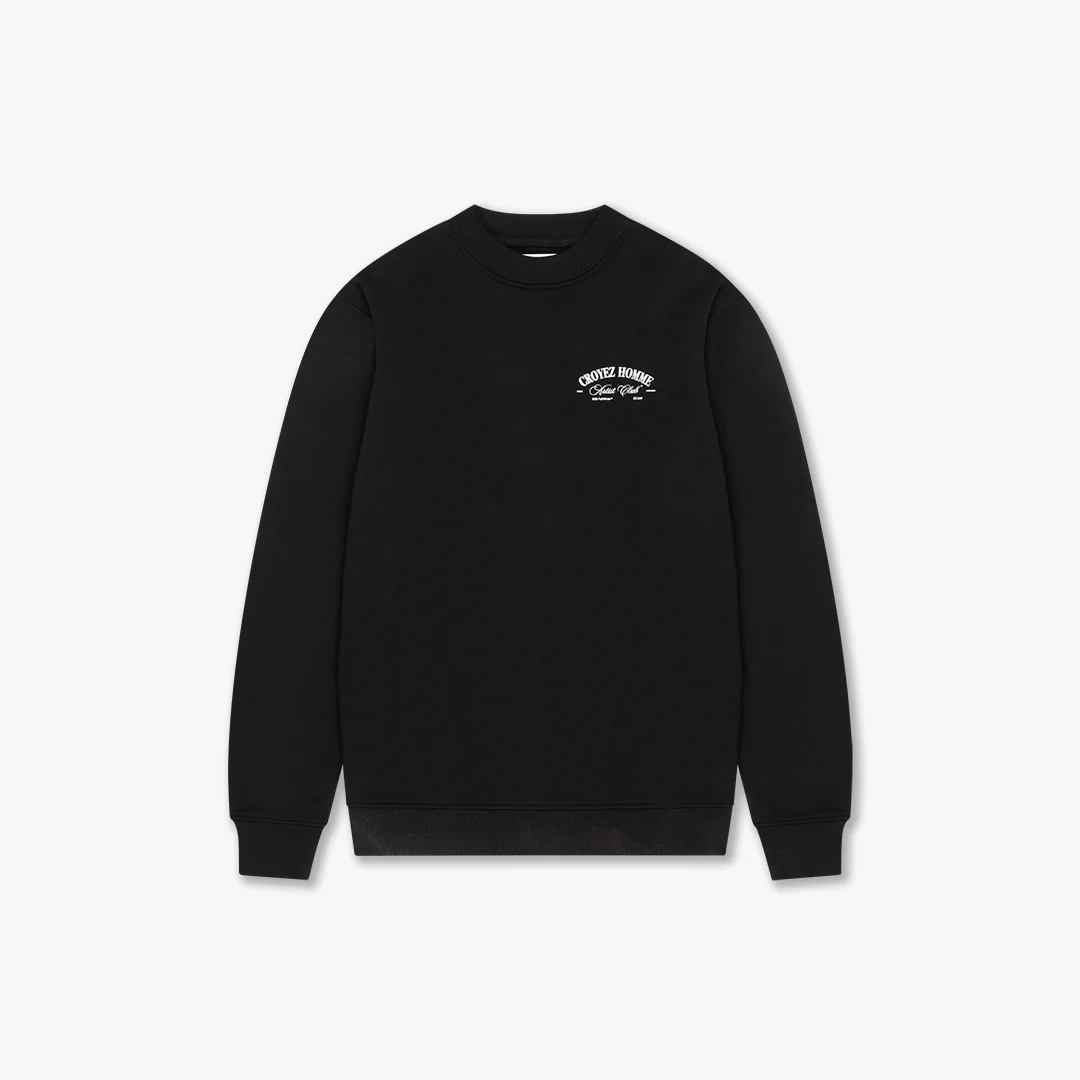 CROYEZ ARTIST CLUB SWEATER | BLACK