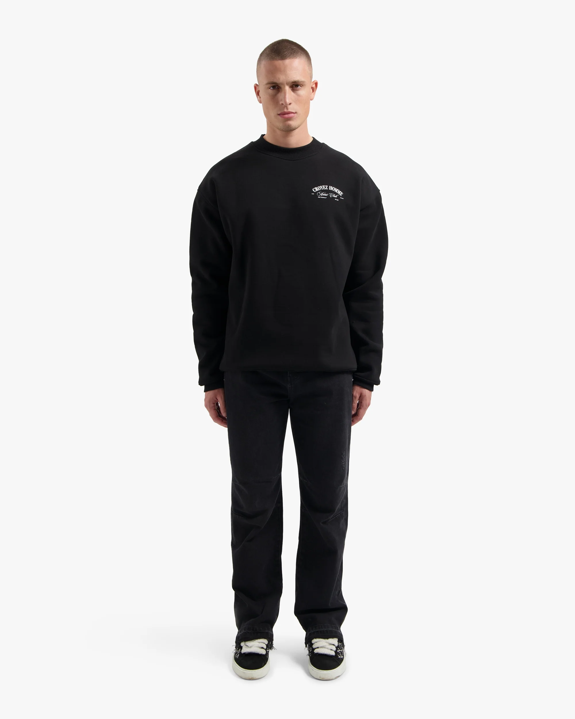 CROYEZ ARTIST CLUB SWEATER | BLACK - Image 5