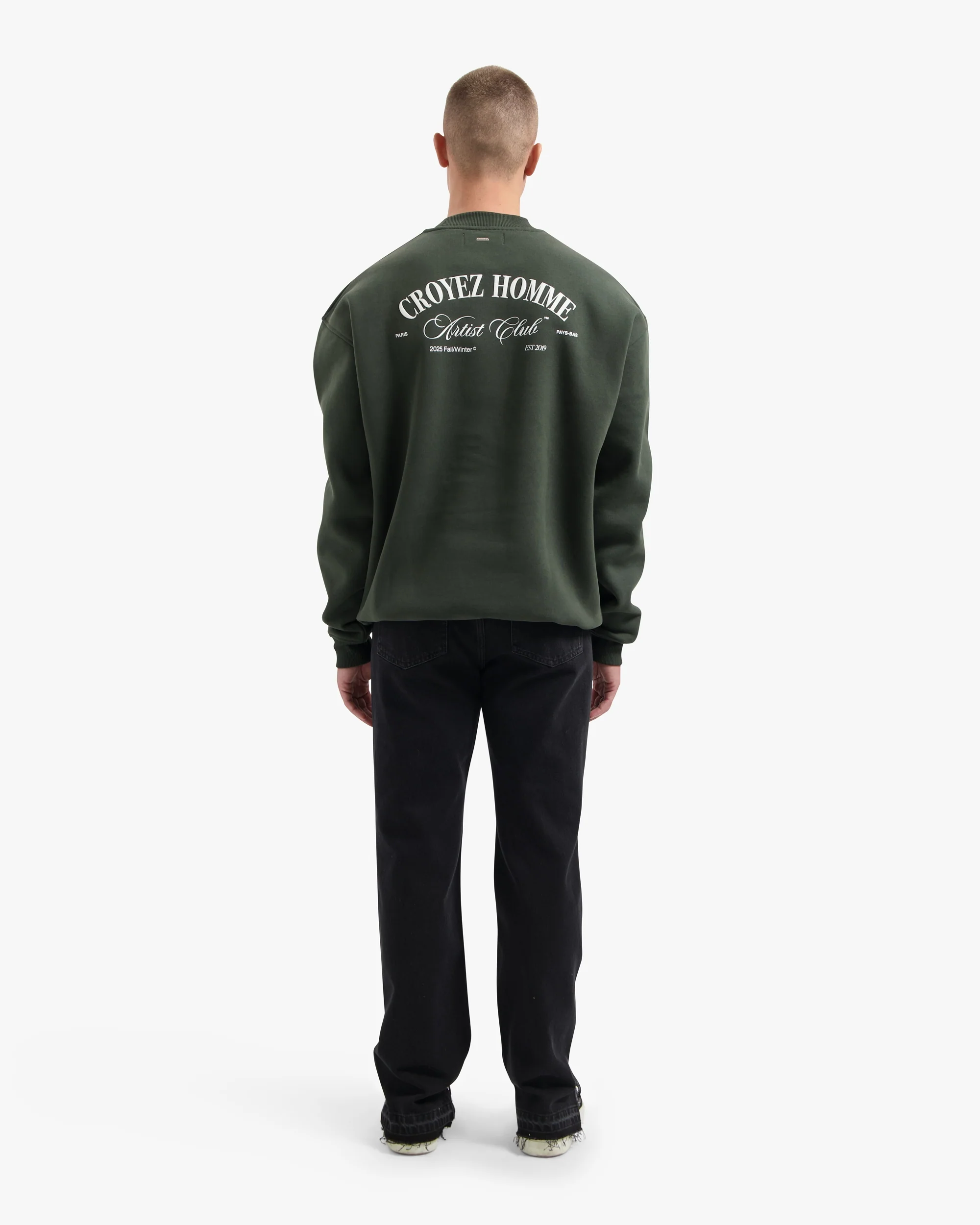 CROYEZ ARTIST CLUB SWEATER | DARK GREEN - Image 6