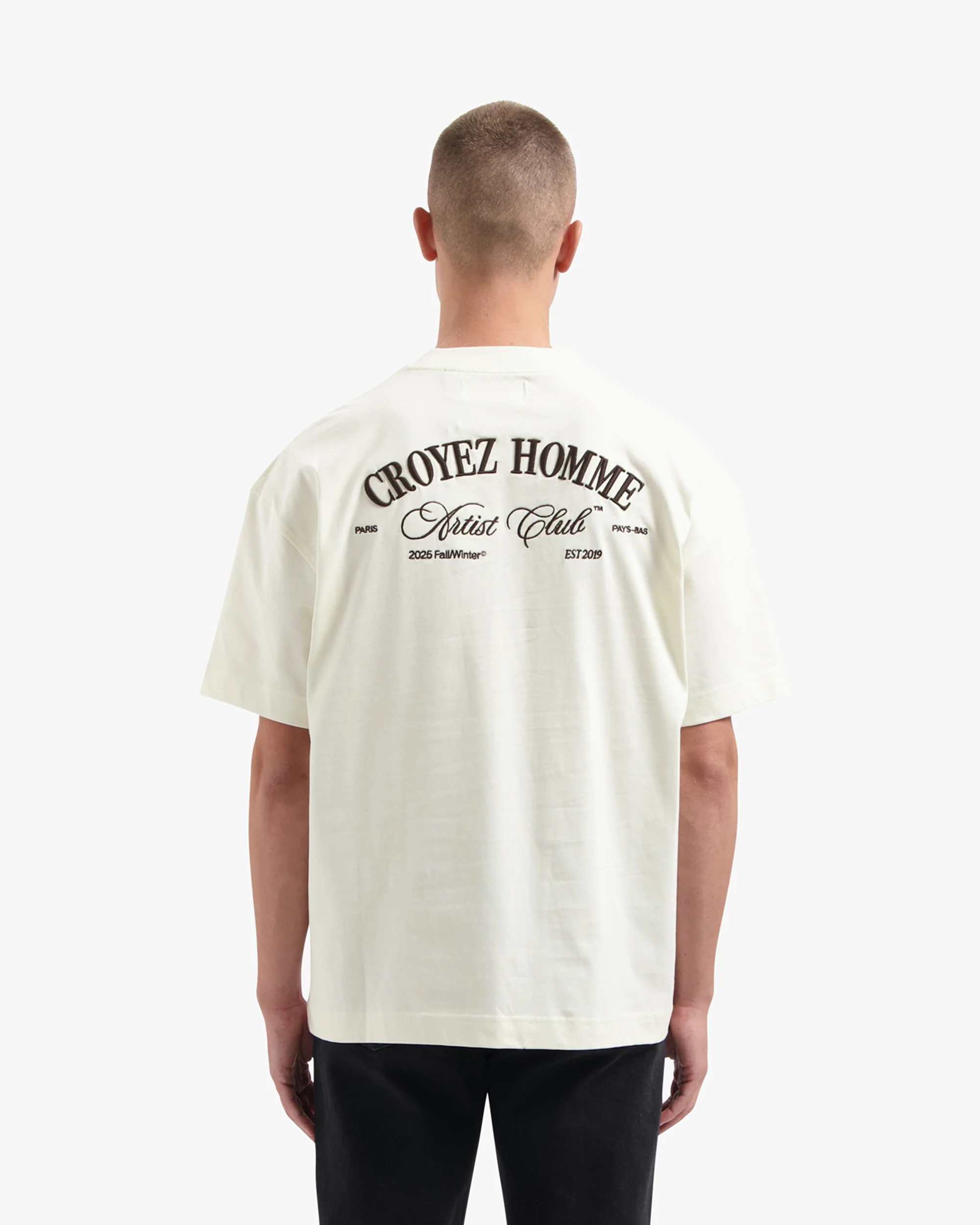 CROYEZ ARTIST CLUB T-SHIRT | OFF-WHITE - Image 4