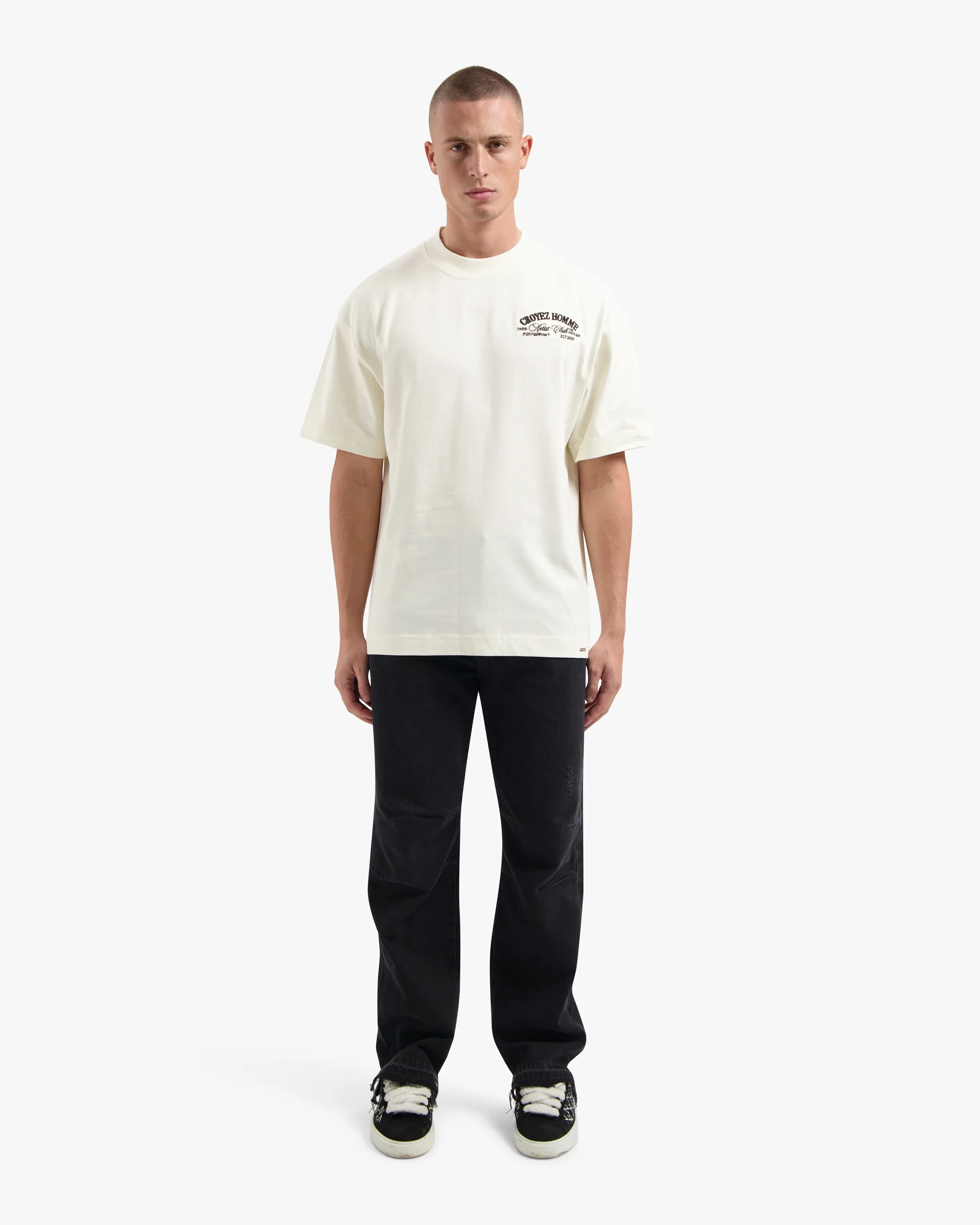CROYEZ ARTIST CLUB T-SHIRT | OFF-WHITE - Image 5