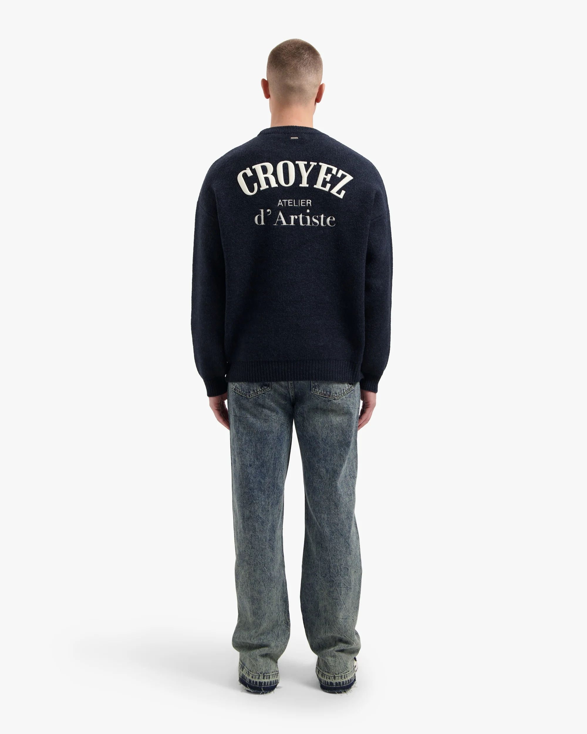 Croyez Atelier Knit Sweater | Navy - Image 6