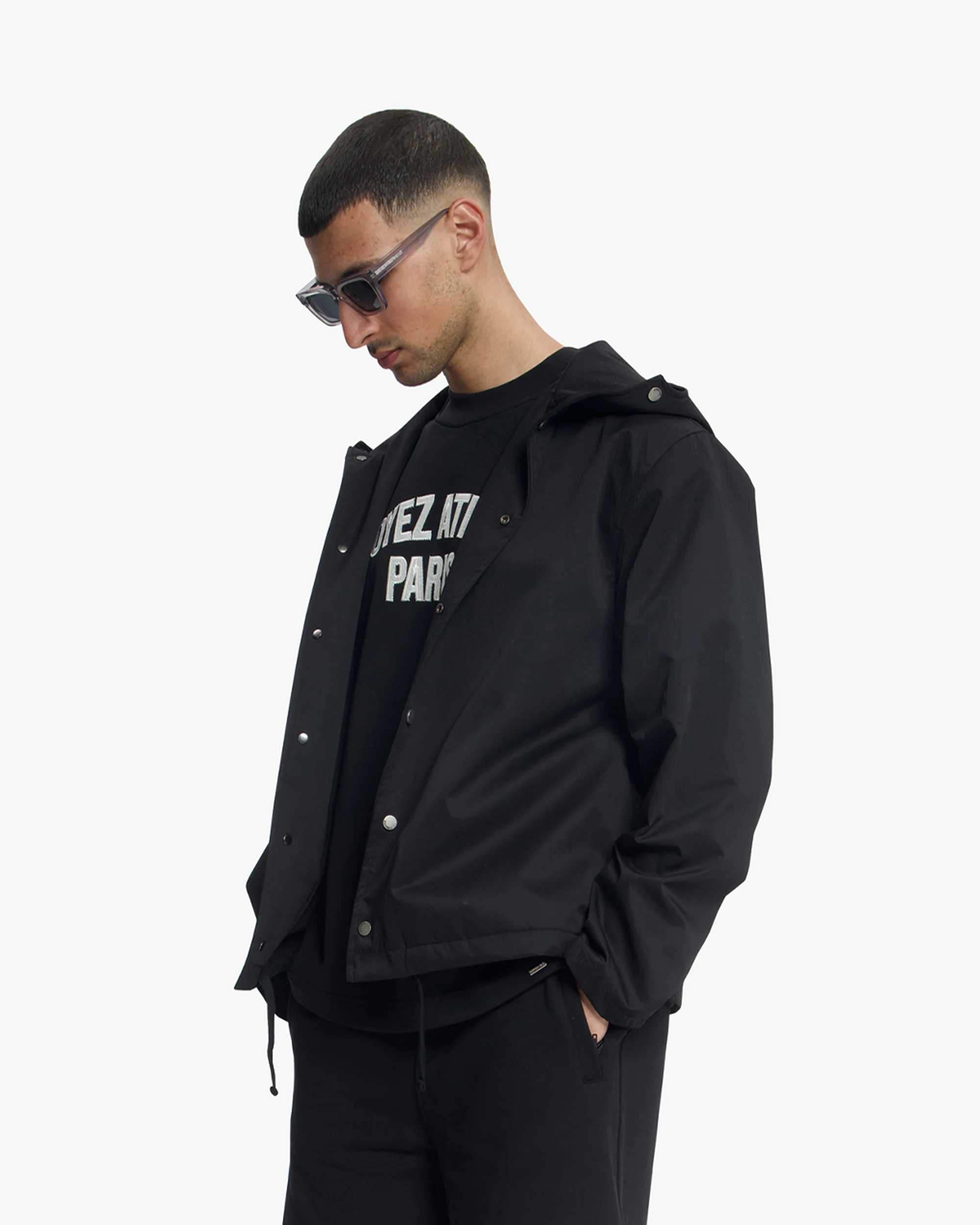 Croyez Atelier Windbreaker | Black - Image 3