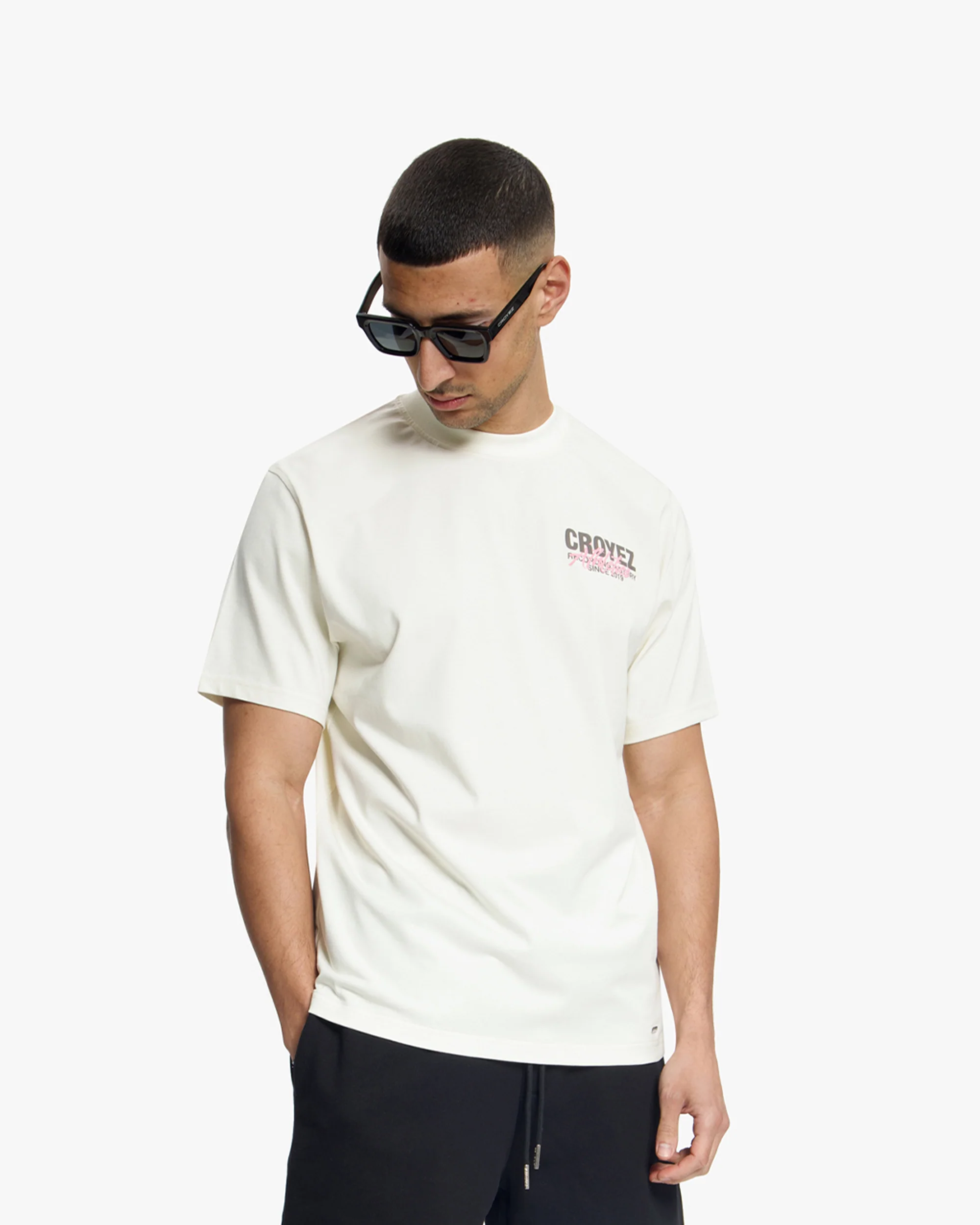 Croyez Athletics T-Shirt | Cream - Image 4