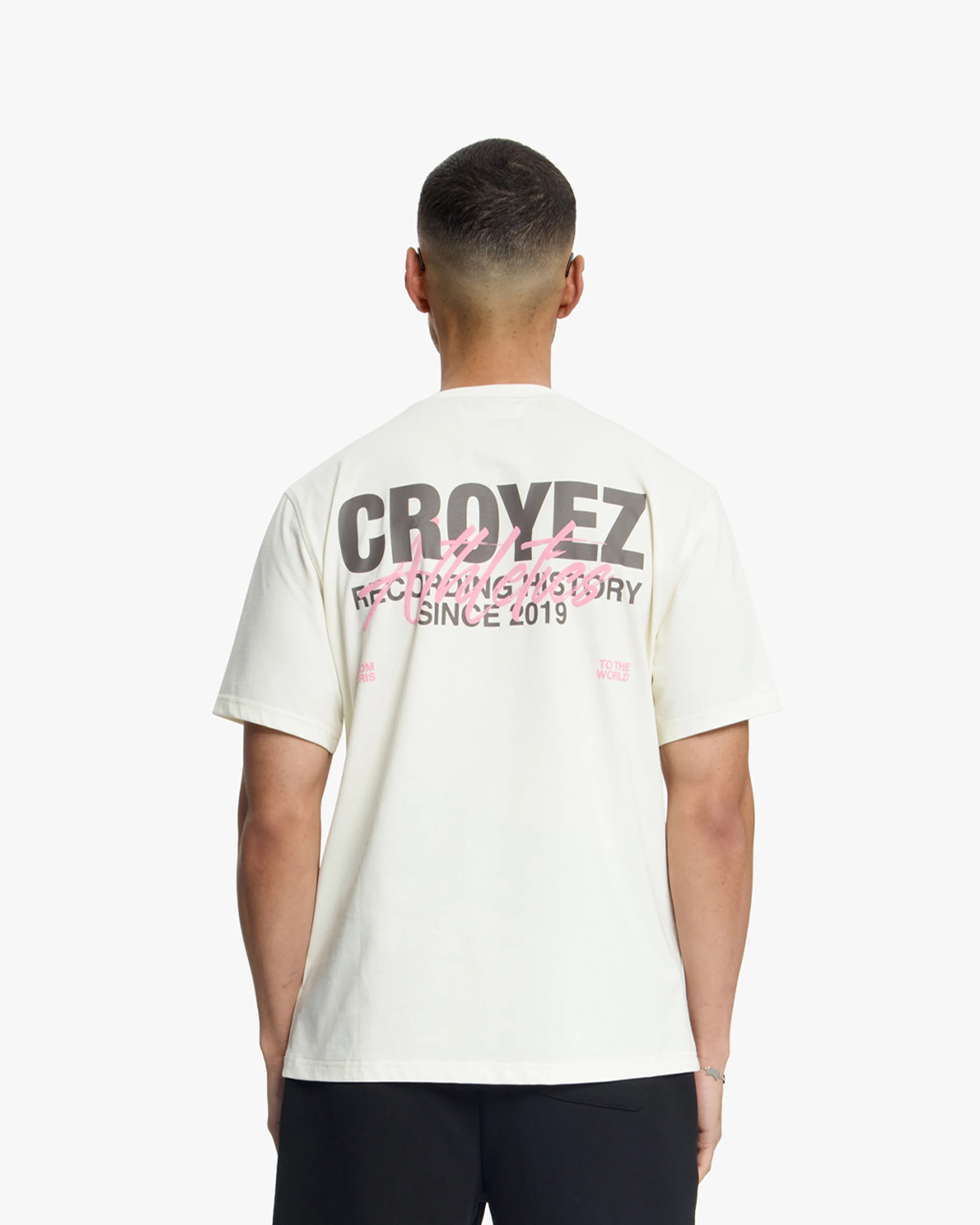 Croyez Athletics T-Shirt | Cream - Image 5