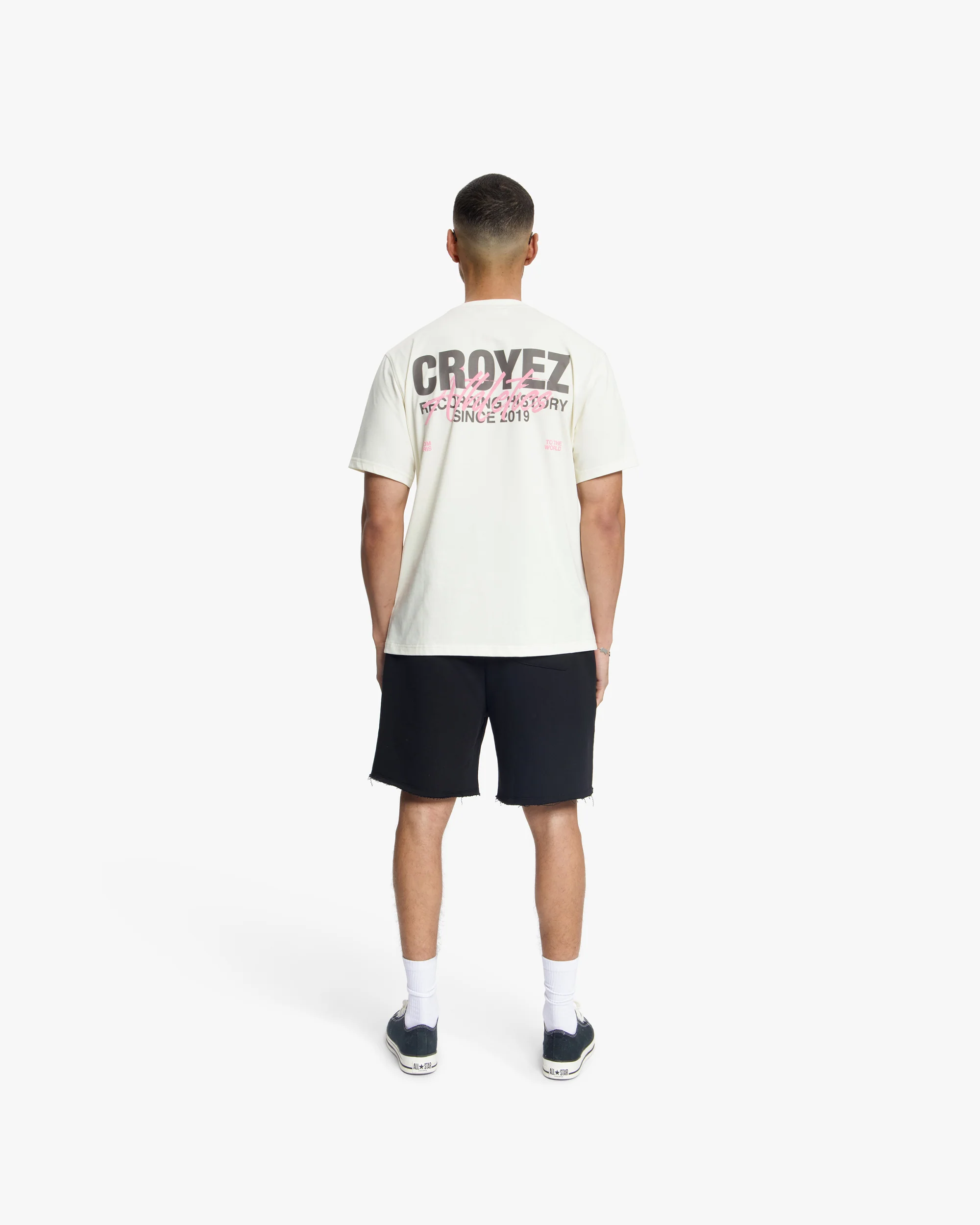 Croyez Athletics T-Shirt | Cream - Image 8