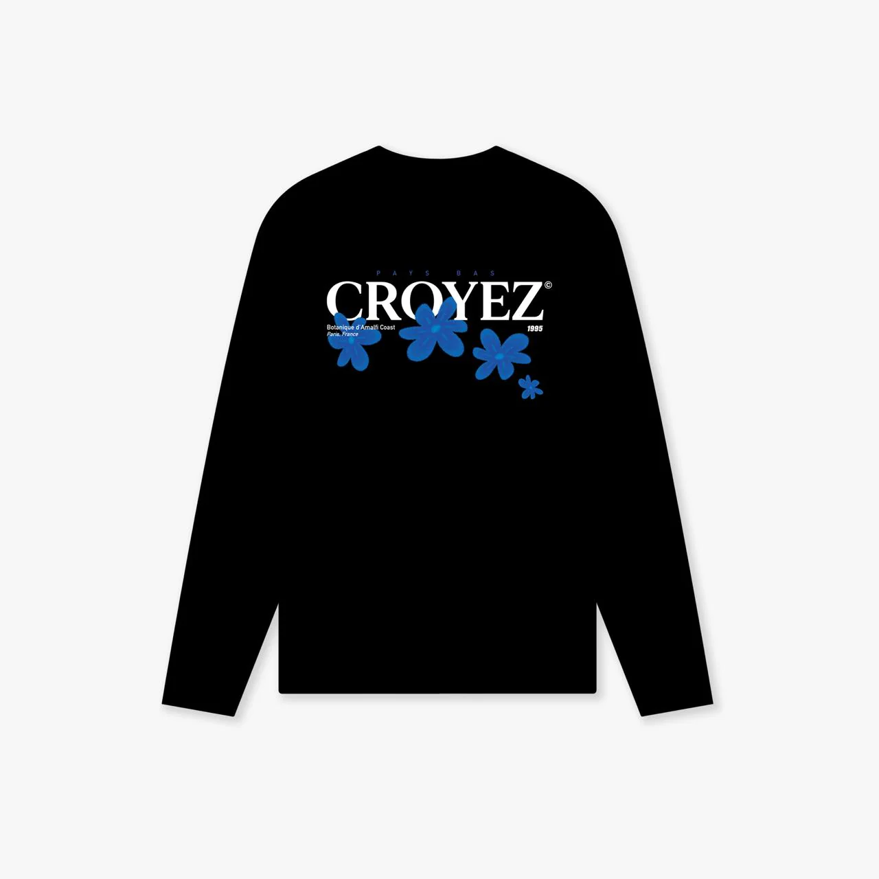 CROYEZ BOTANIQUE LONGSLEEVE | BLACK/COBALT - Image 2