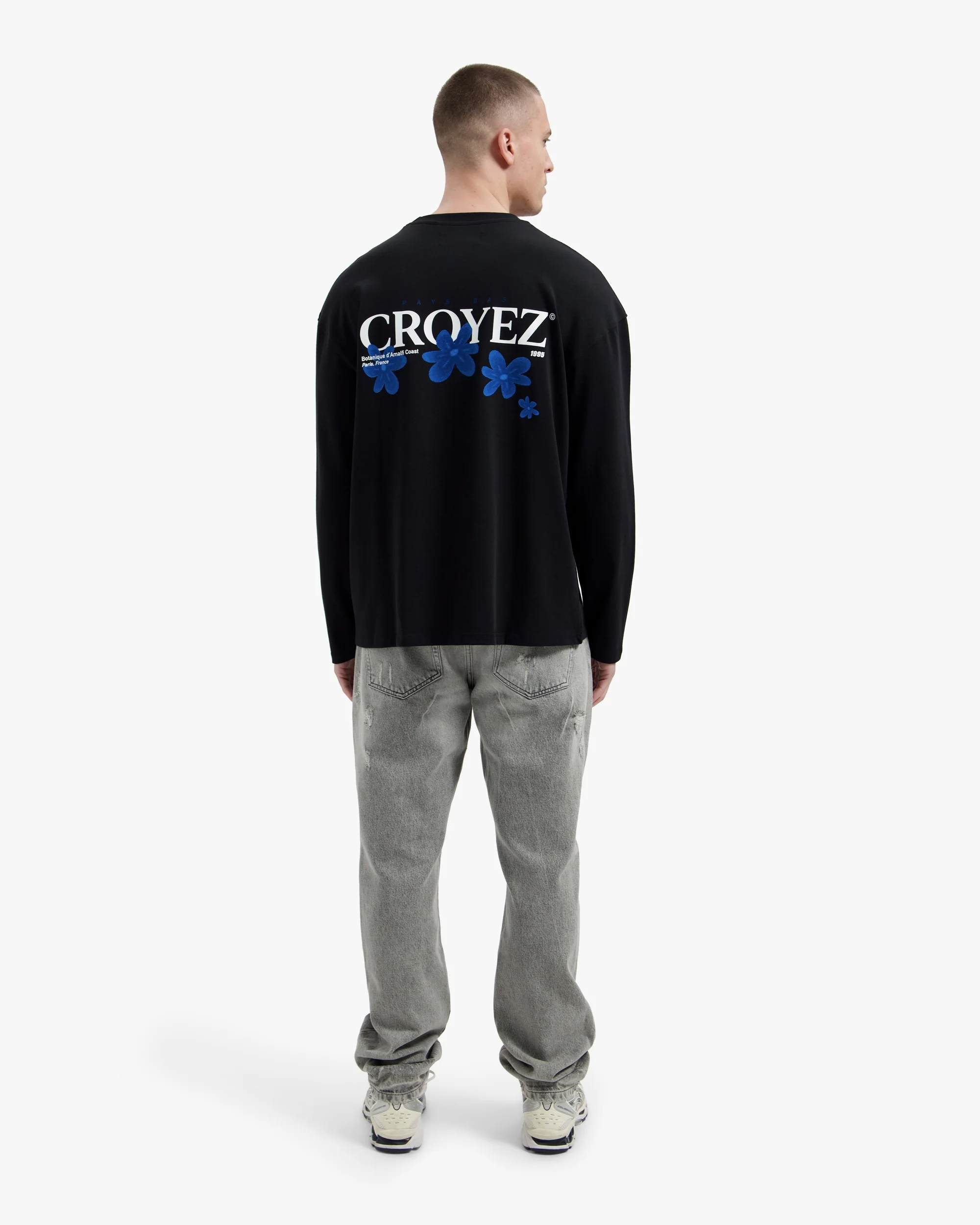 CROYEZ BOTANIQUE LONGSLEEVE | BLACK/COBALT - Image 6