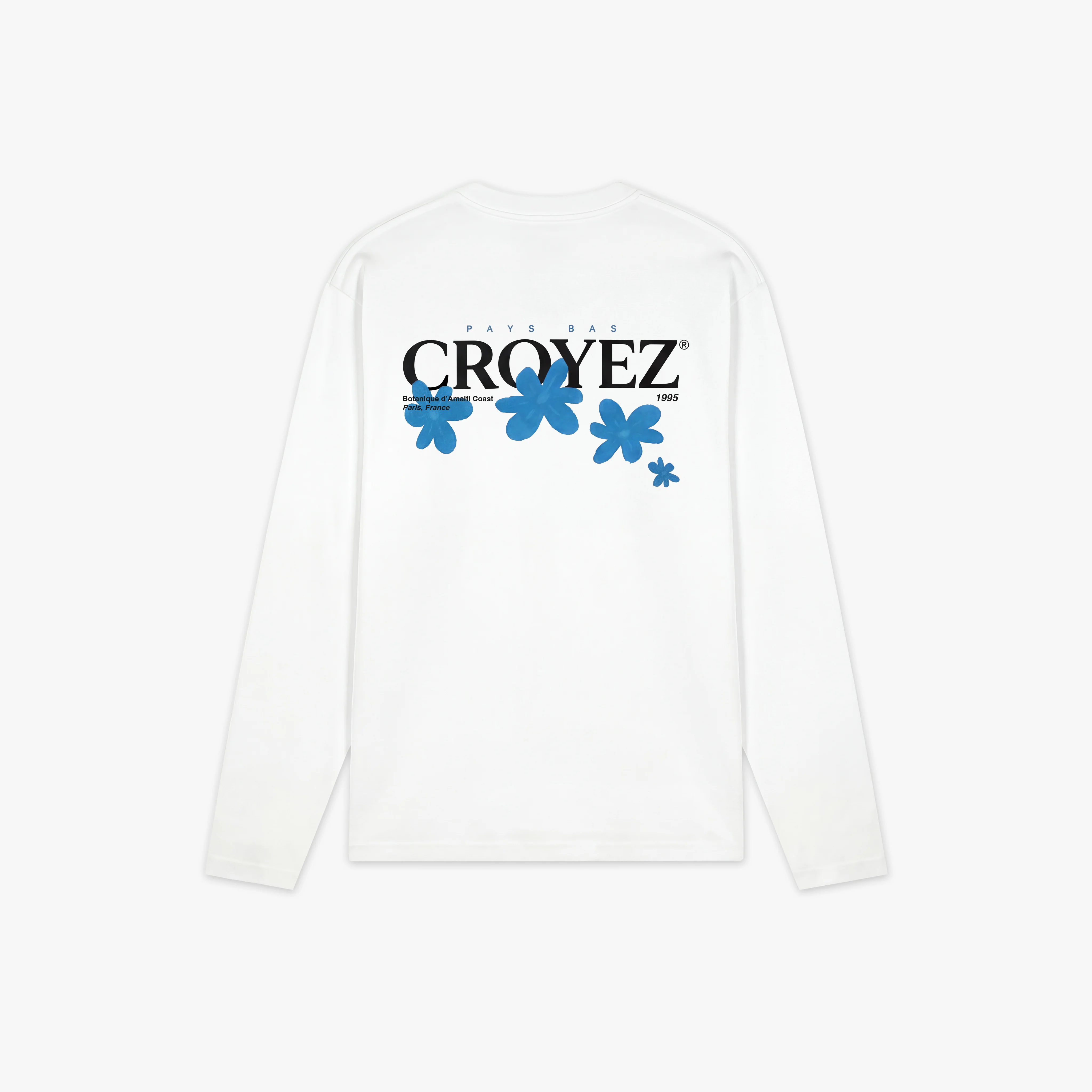 Croyez Botanique Longsleeve | White/Tiffany Blue - Image 2