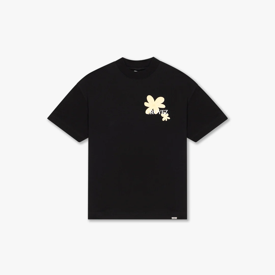 CROYEZ BOTANIQUE T-SHIRT | BLACK/LIME