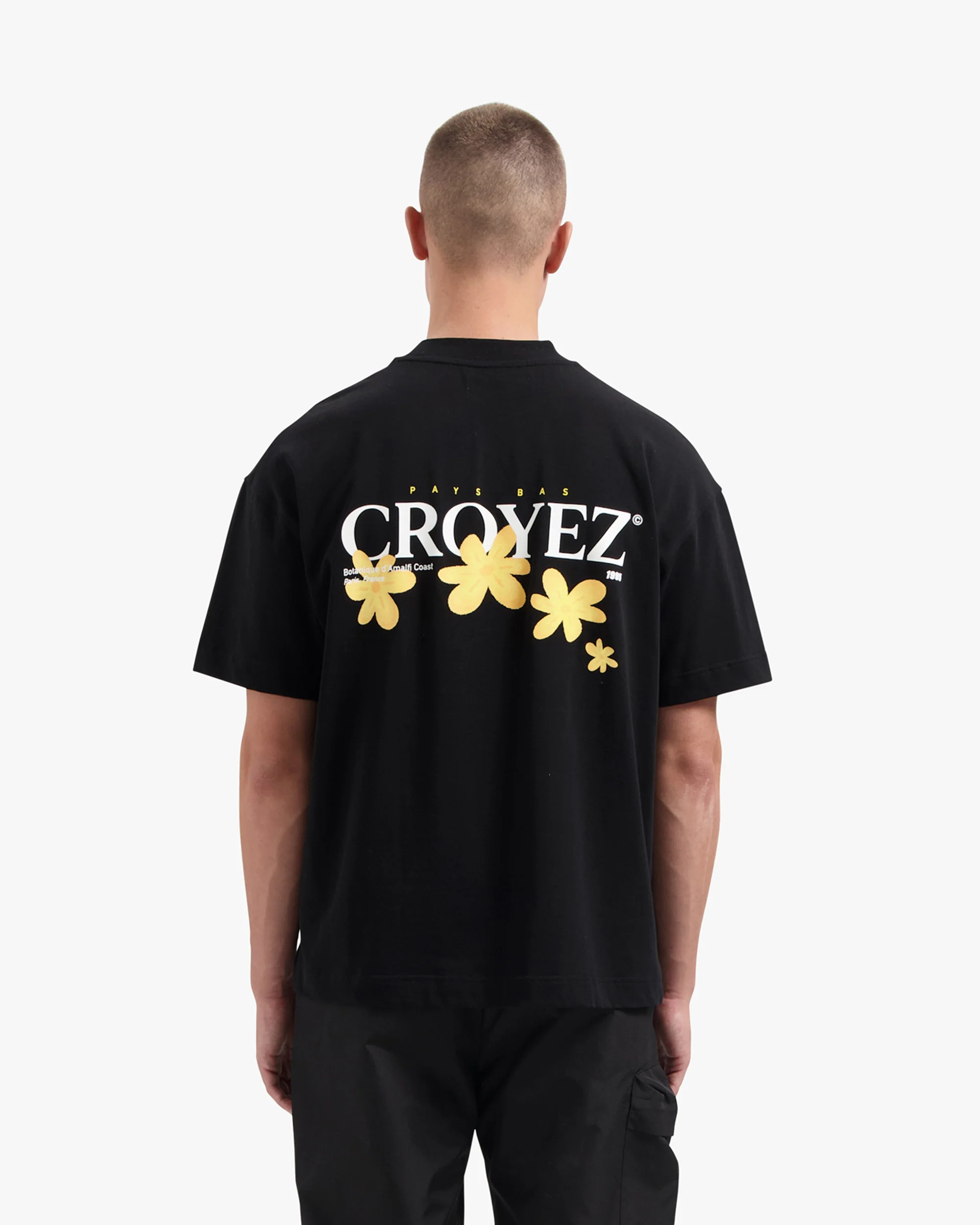 CROYEZ BOTANIQUE T-SHIRT | BLACK/LIME - Image 4