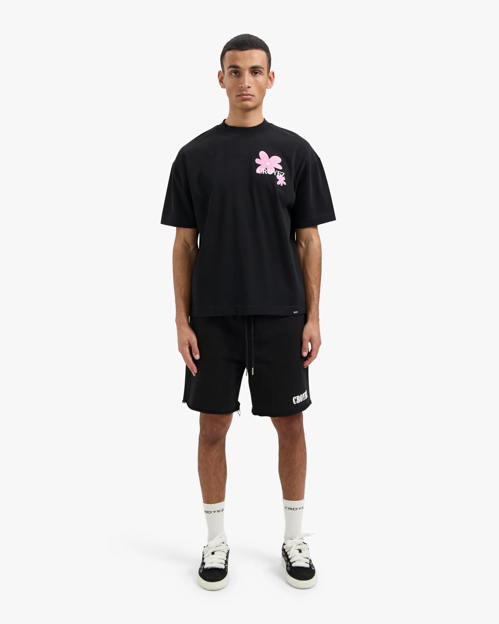 CROYEZ BOTANIQUE T-SHIRT | BLACK/PINK - Image 5