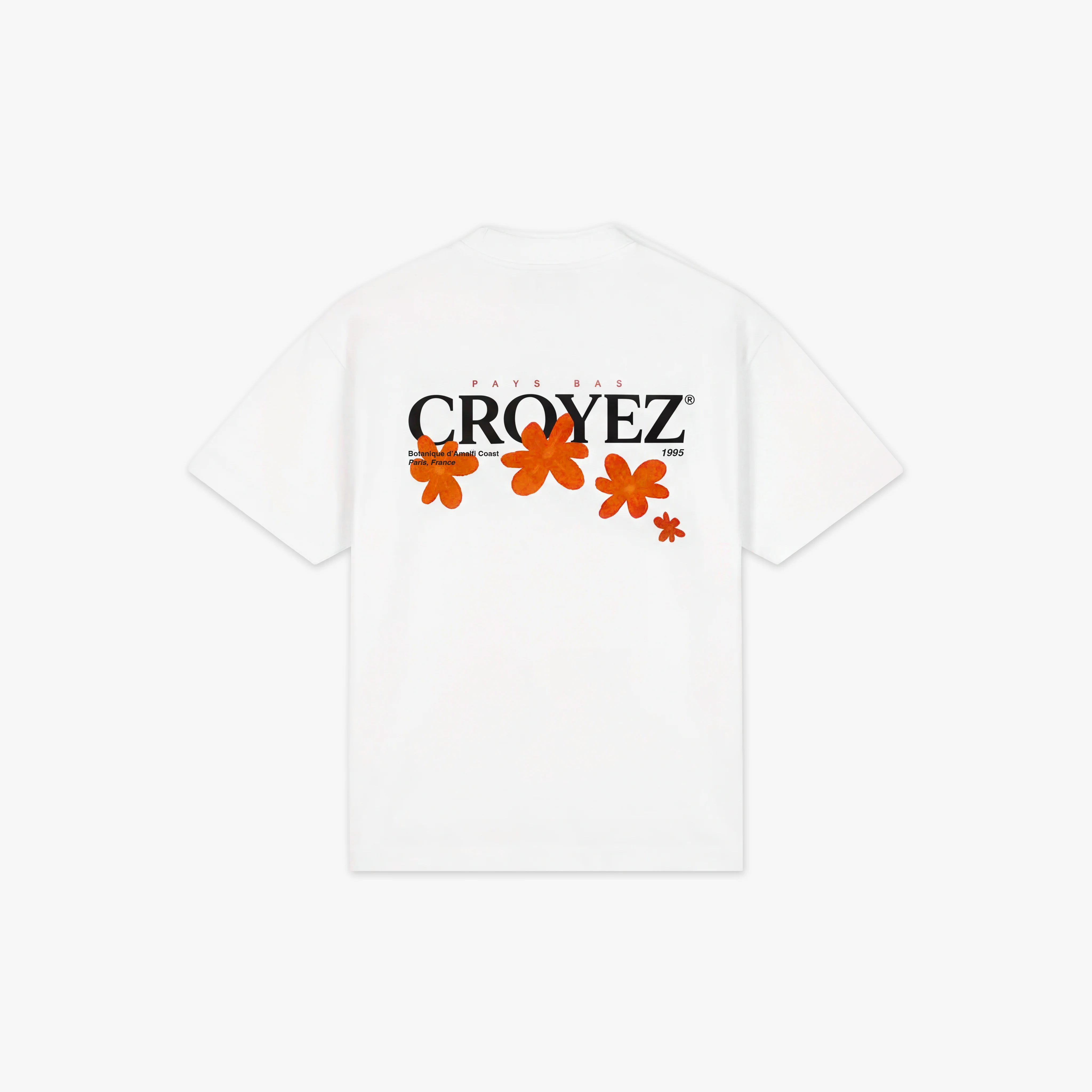 Croyez Botanique T-Shirt | White/Orange - Image 2