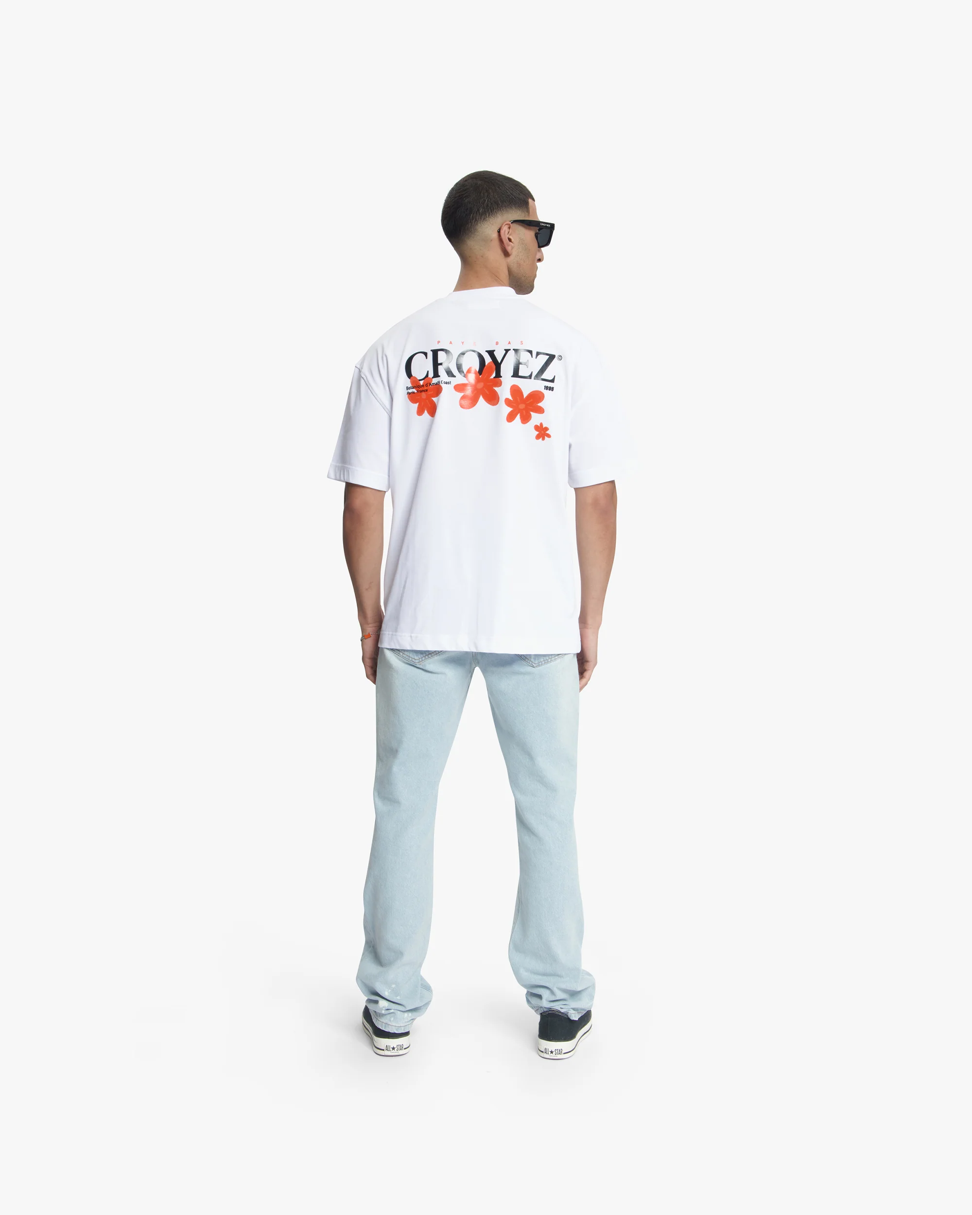 Croyez Botanique T-Shirt | White/Orange - Image 6