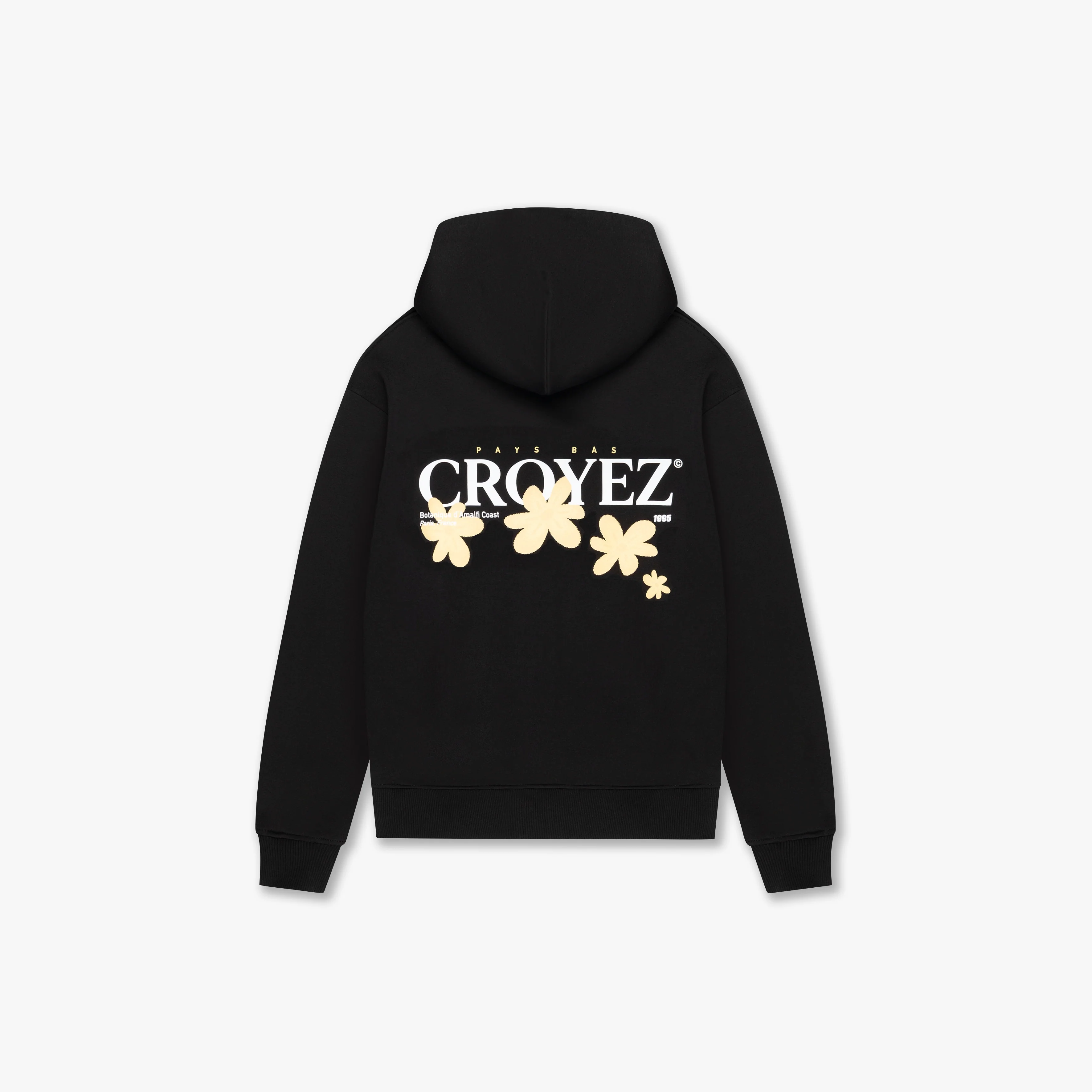 CROYEZ BOTANIQUE ZIP-HOODIE | BLACK/LIME - Image 2