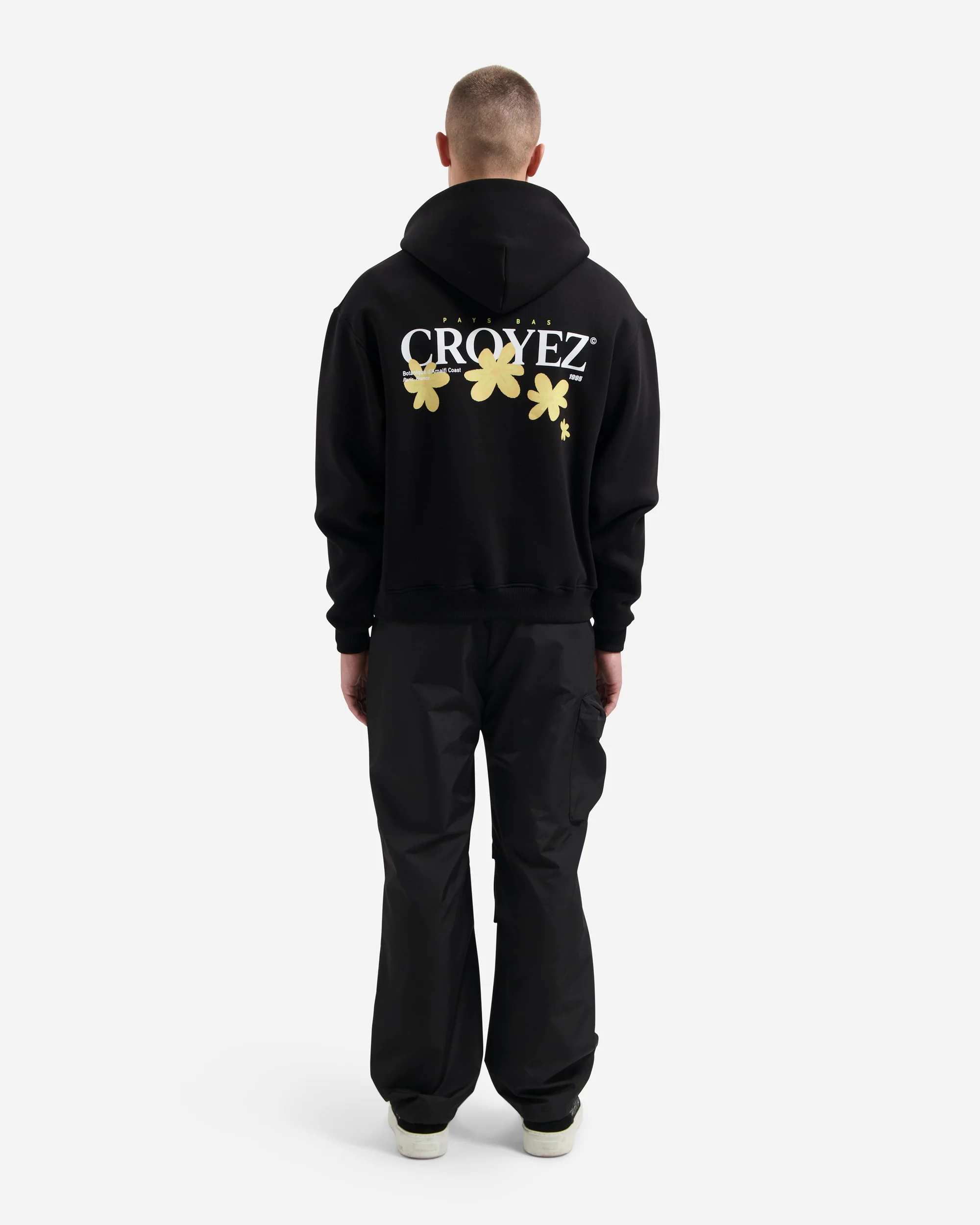 CROYEZ BOTANIQUE ZIP-HOODIE | BLACK/LIME - Image 6