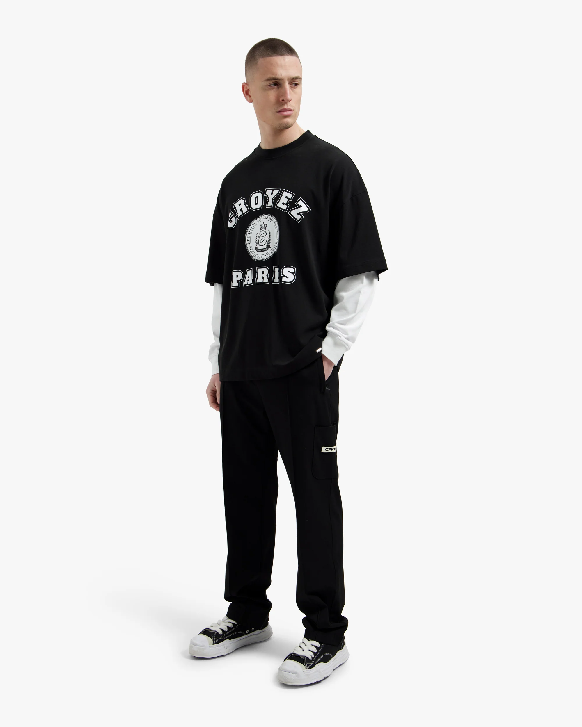 Croyez Bouclier Longsleeve | Vintage Black - Image 5