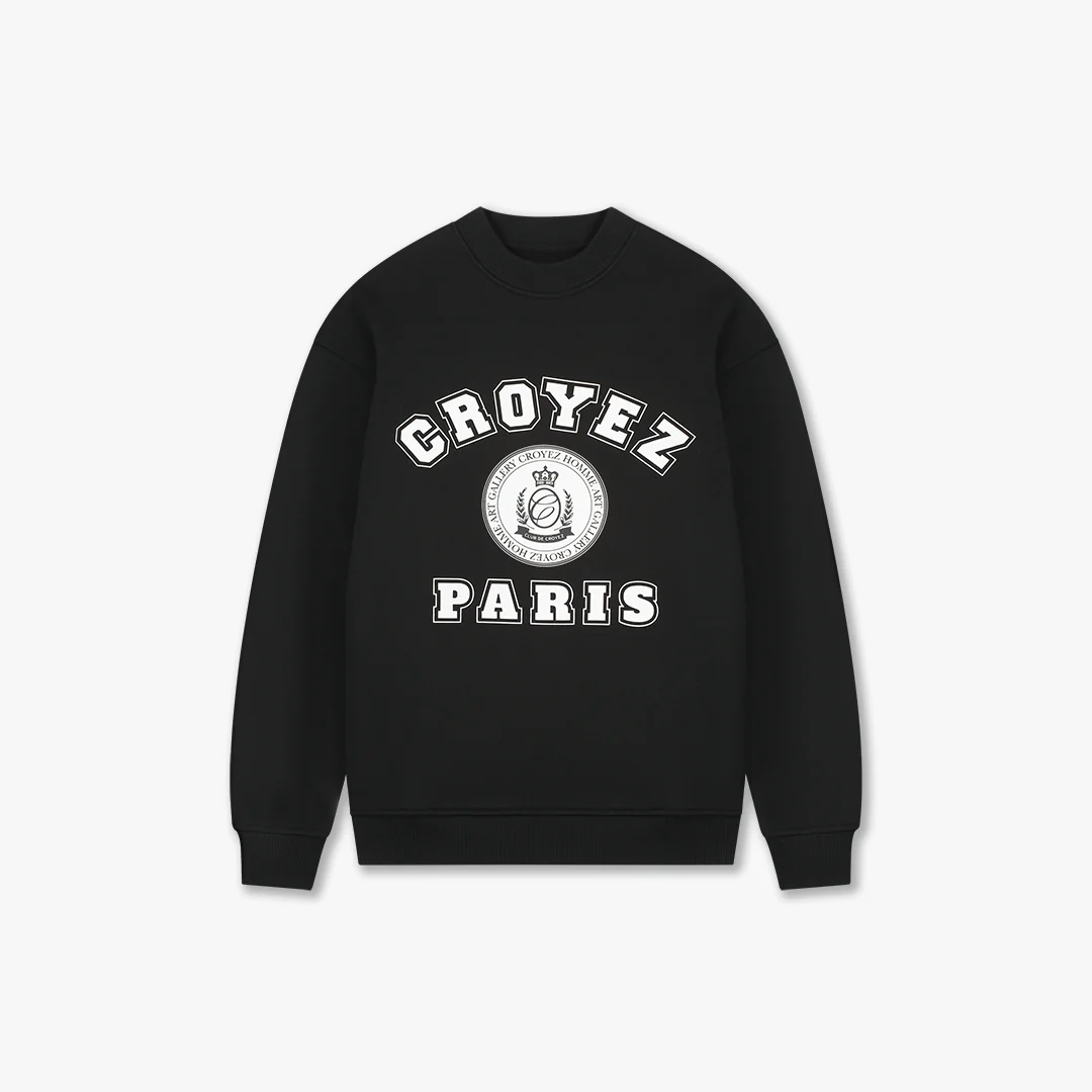 Croyez Bouclier Sweater | Vintage Black