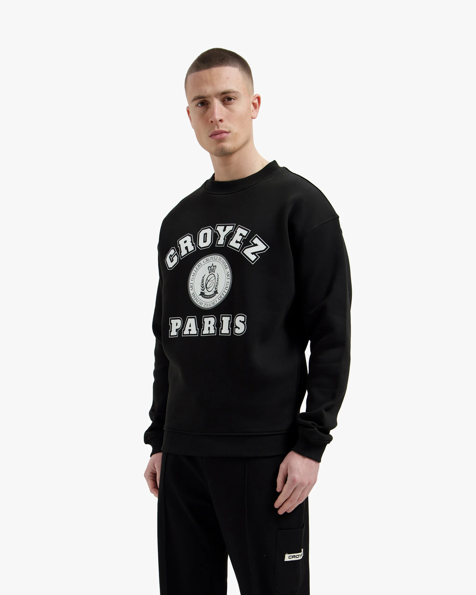 Croyez Bouclier Sweater | Vintage Black - Image 3
