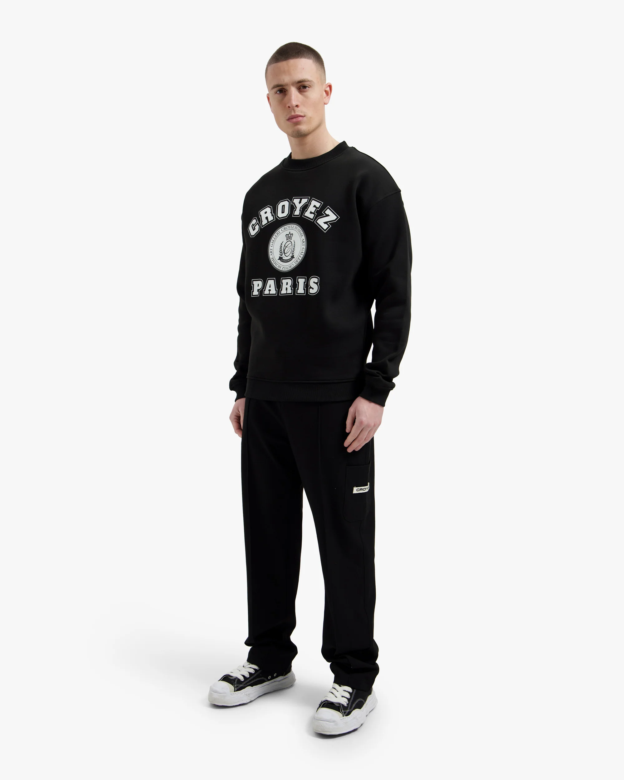 Croyez Bouclier Sweater | Vintage Black - Image 5