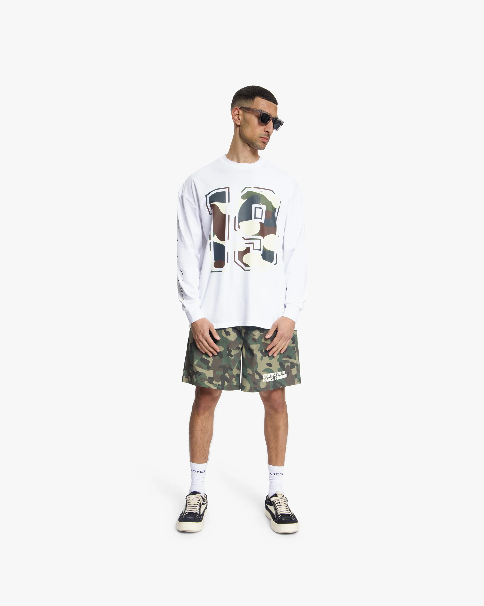 Croyez Camo Longsleeve | White - Image 5