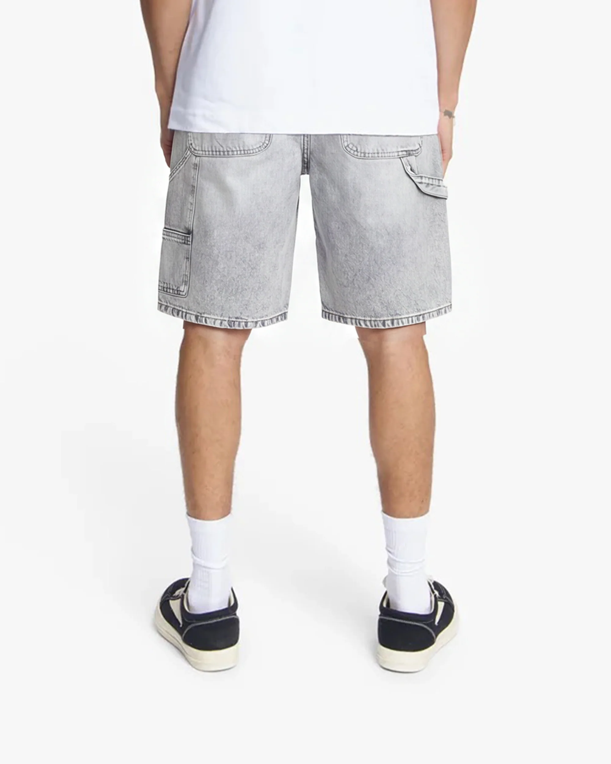 Croyez CD2 Carpenter Shorts | Light Grey - Image 4
