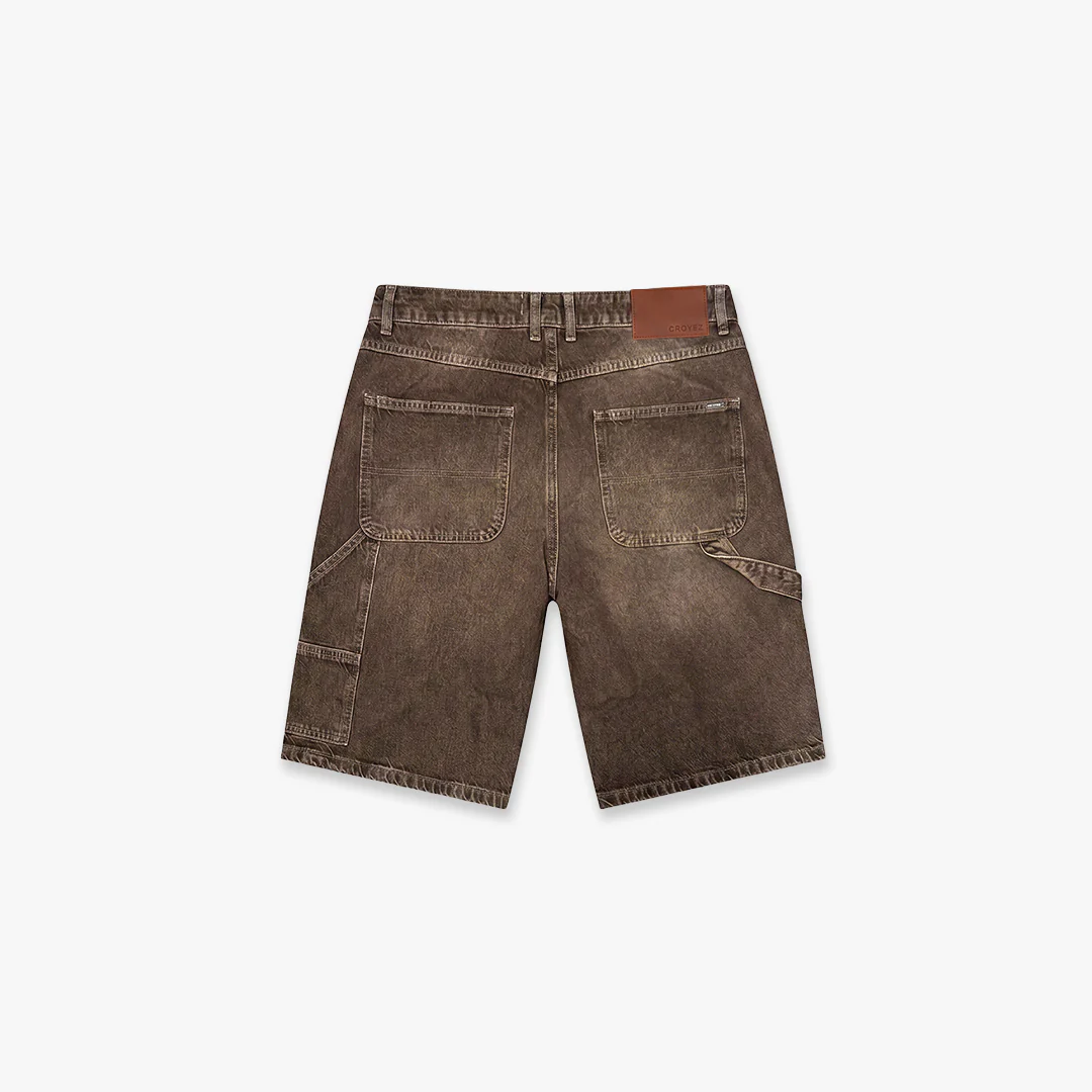 Croyez CD2 Carpenter Shorts | Washed Brown - Image 2