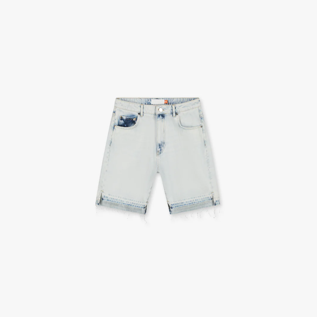 Croyez CD2 Stepped Hem Shorts | Light Blue