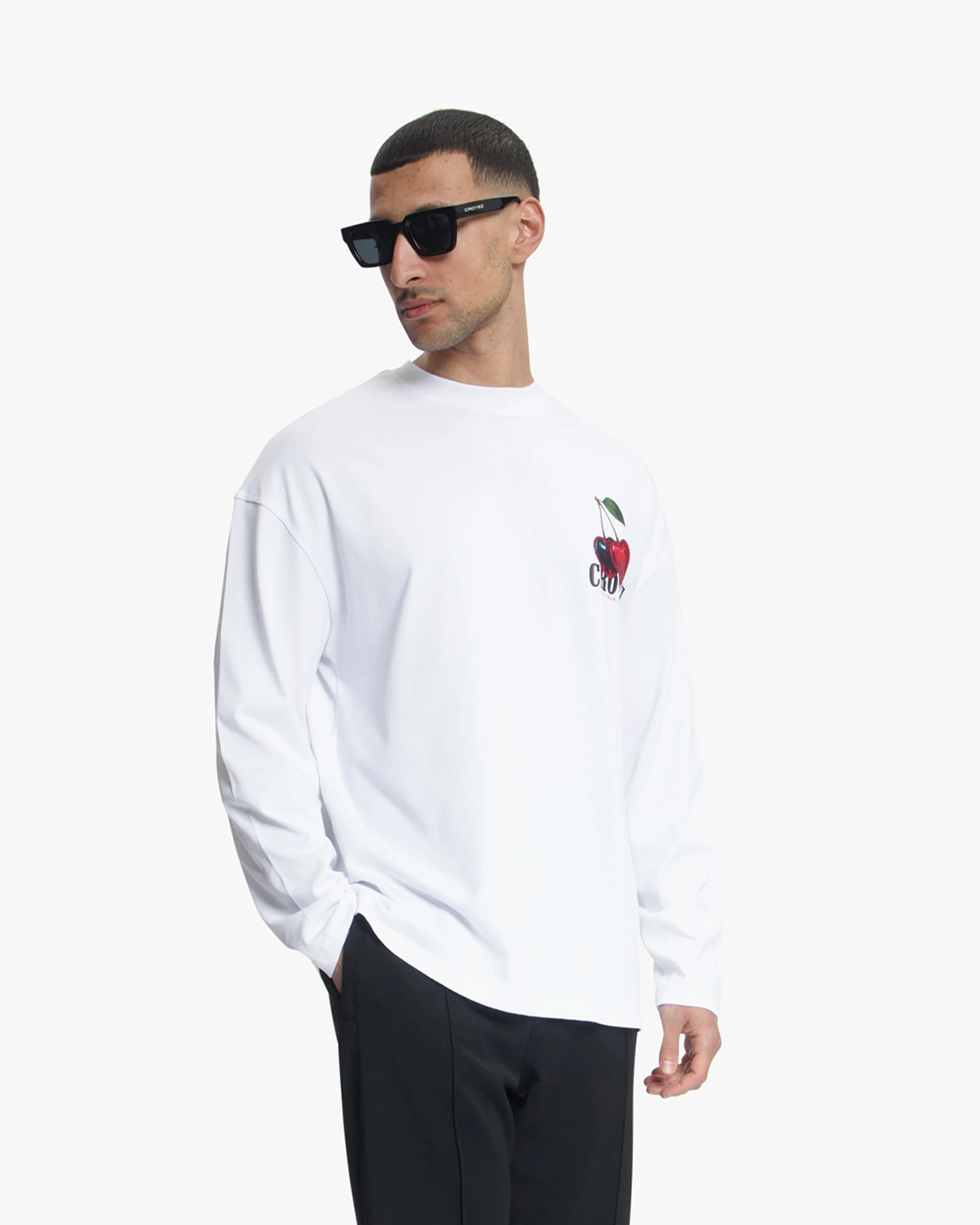Croyez Cerise D'Amour Longsleeve | White - Image 3