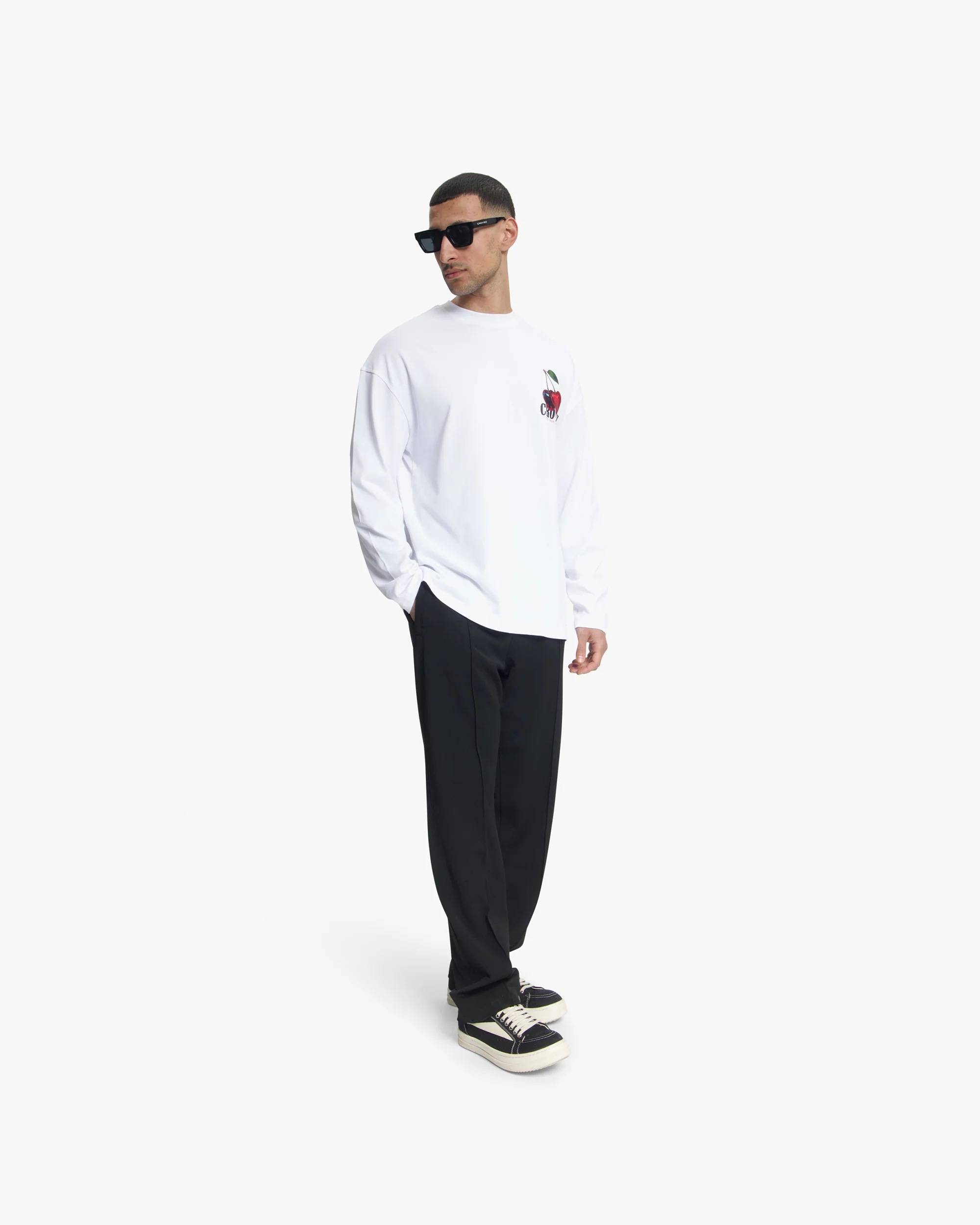 Croyez Cerise D'Amour Longsleeve | White - Image 5