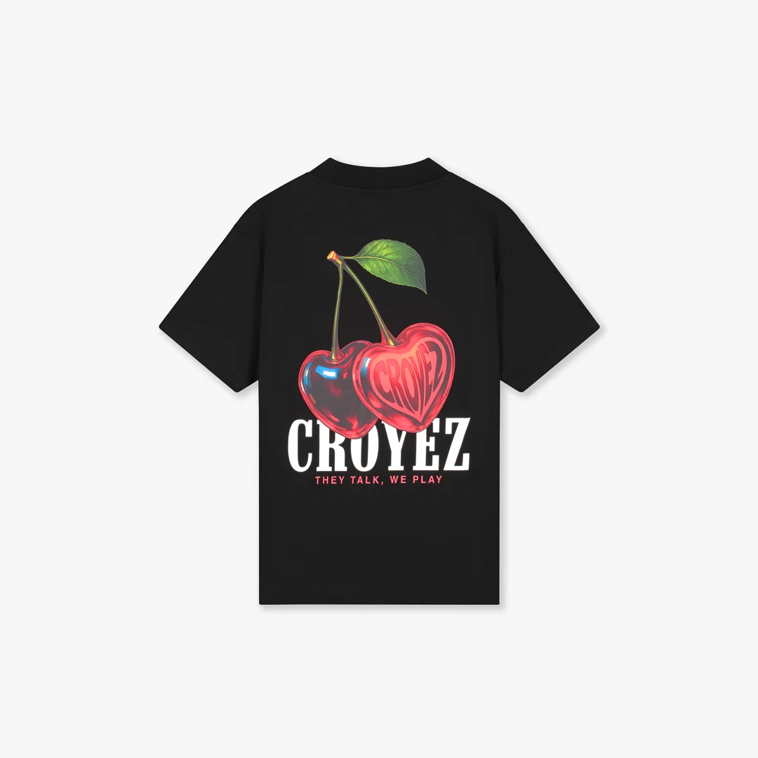 Croyez Cerise D'Amour T-Shirt | Black - Image 2