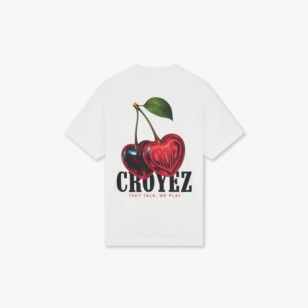 Croyez Cerise D'Amour T-Shirt | White - Image 2