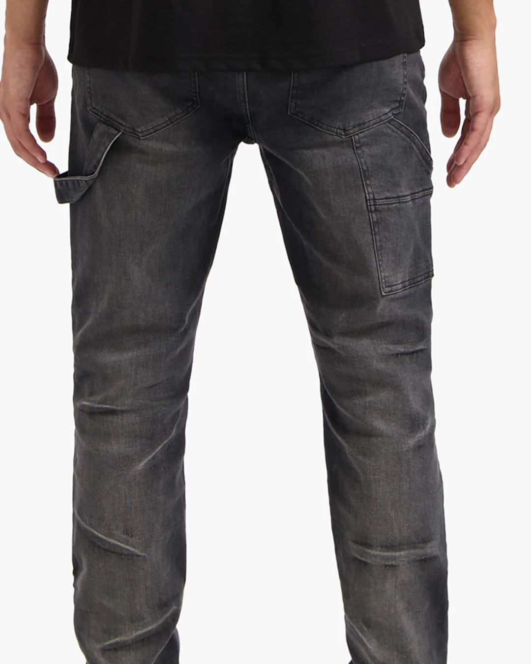 CROYEZ CH2 CARPENTER JEANS | BLACK - Image 6