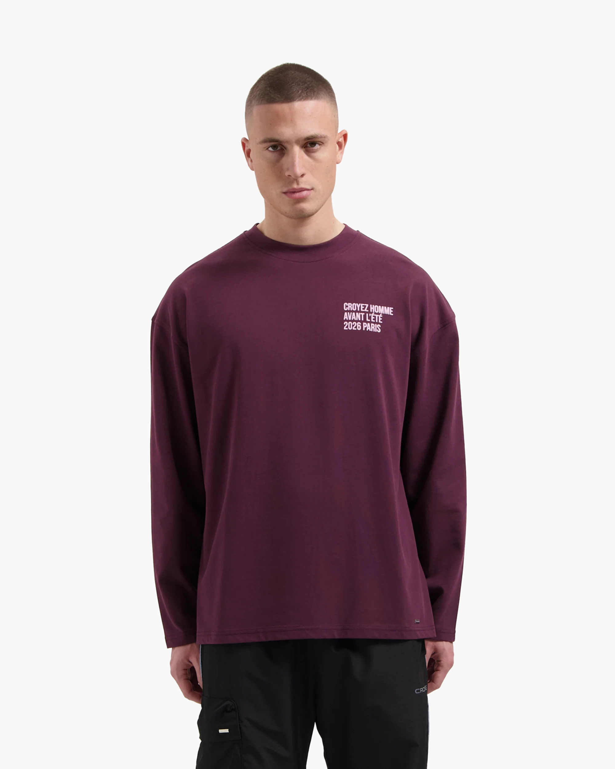 Croyez Classique Longsleeve | Burgundy - Image 3