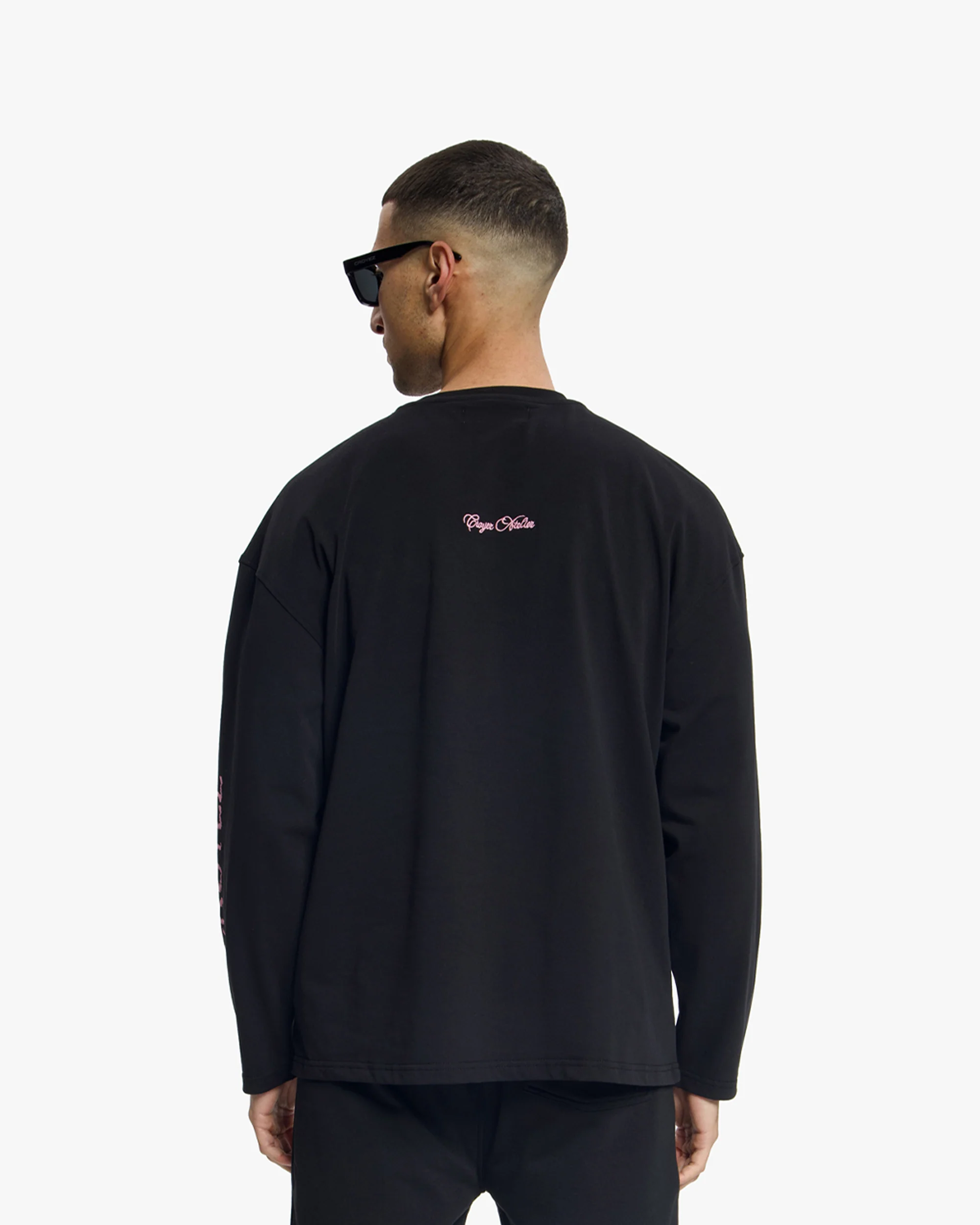 Croyez Contour De La Fleur Longsleeve | Black - Image 4
