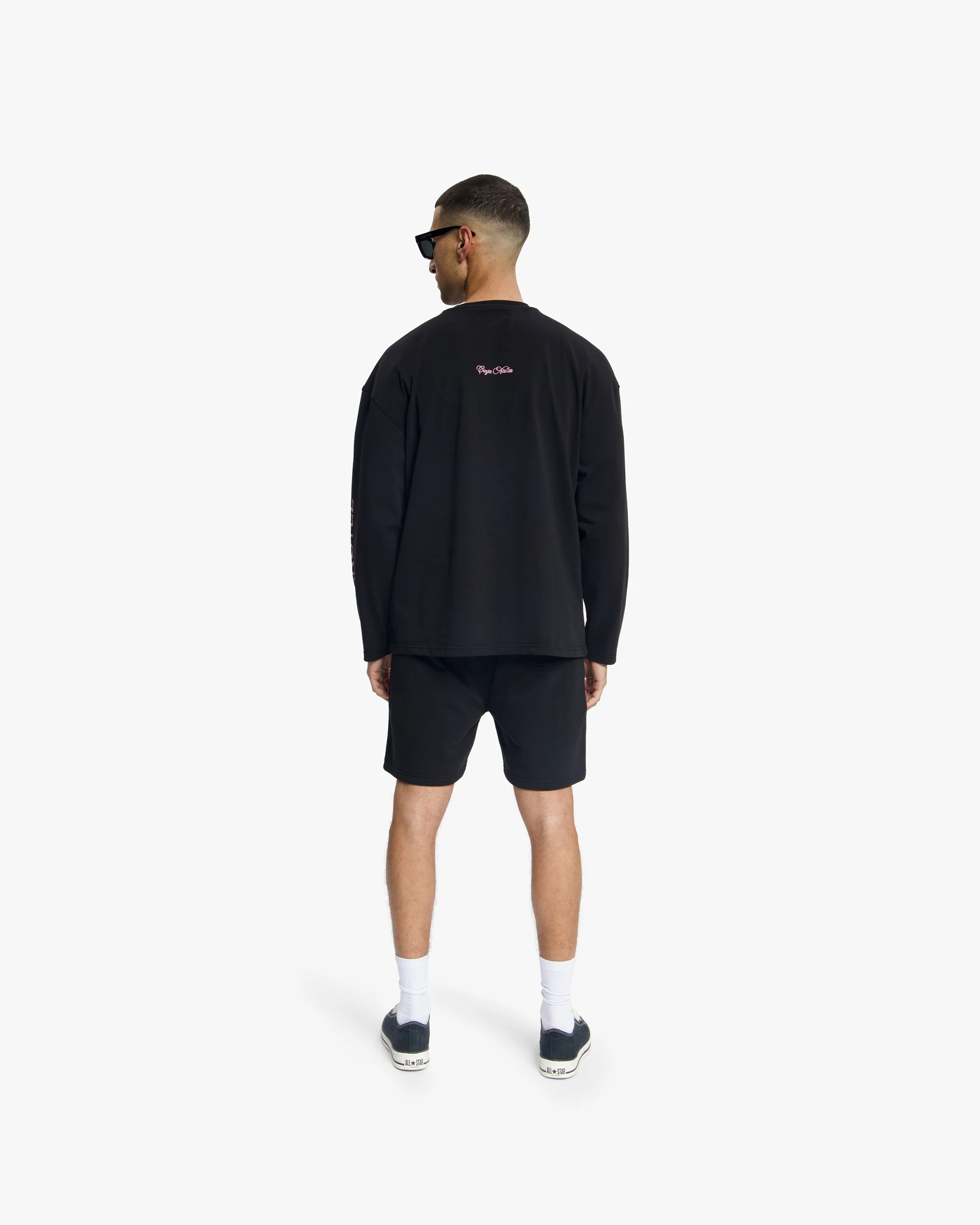 Croyez Contour De La Fleur Longsleeve | Black - Image 6