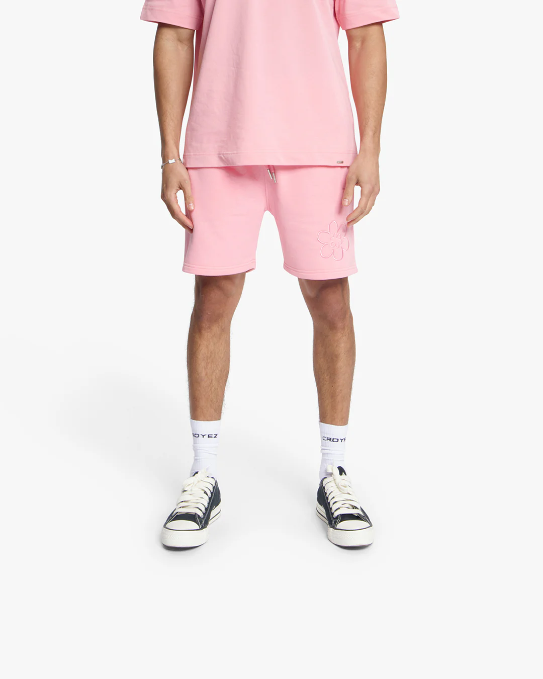 Croyez Contour De La Fleur Shorts | Pink - Image 3