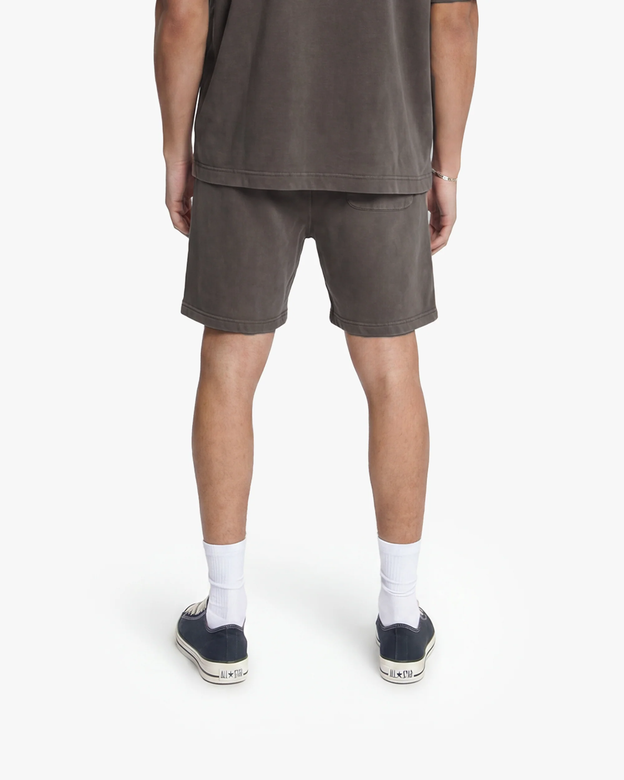 Croyez Contour De La Fleur Shorts | Washed Brown - Image 4