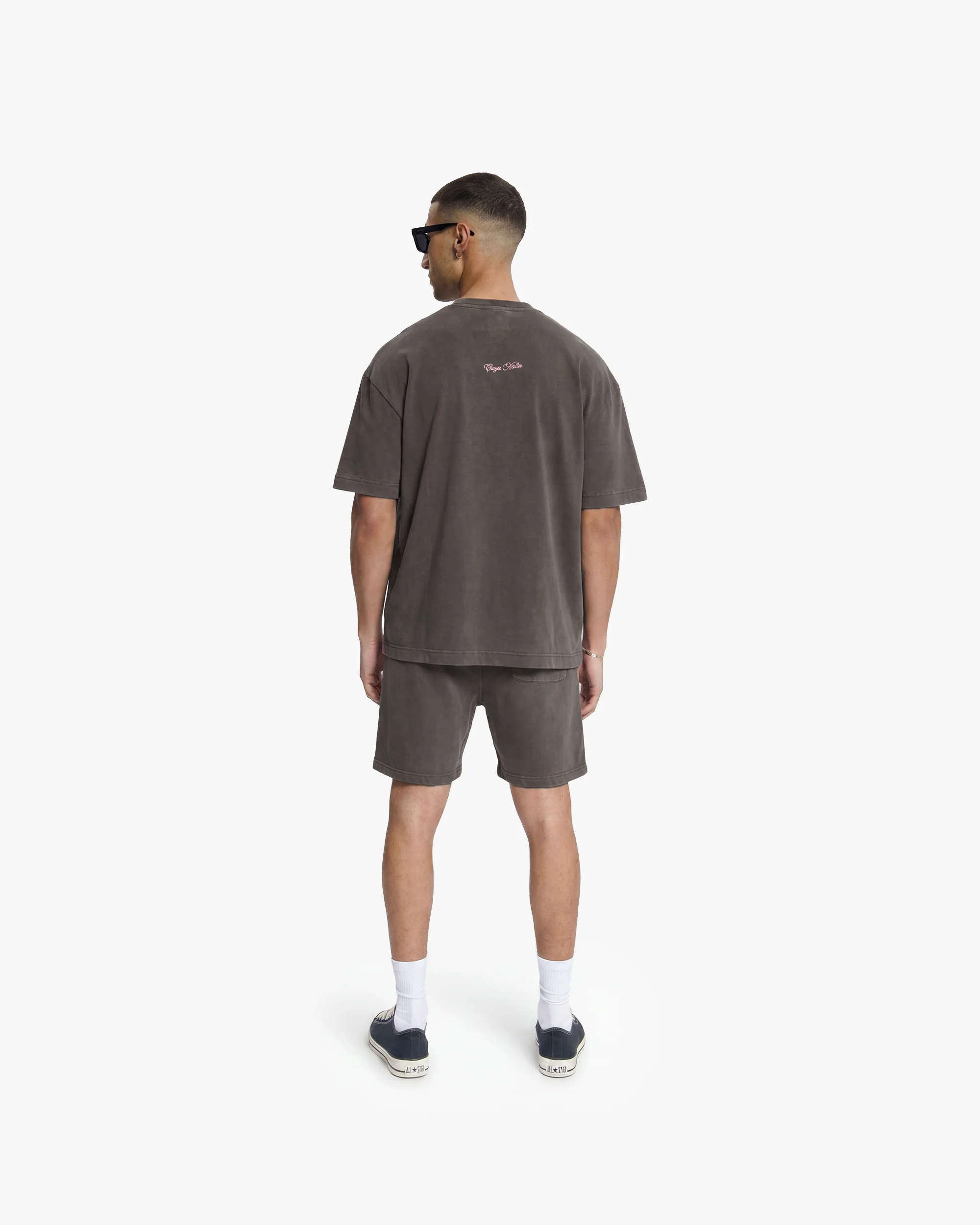 Croyez Contour De La Fleur Shorts | Washed Brown - Image 5