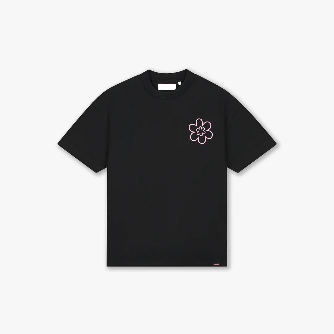 Croyez Contour De La Fleur T-Shirt | Black