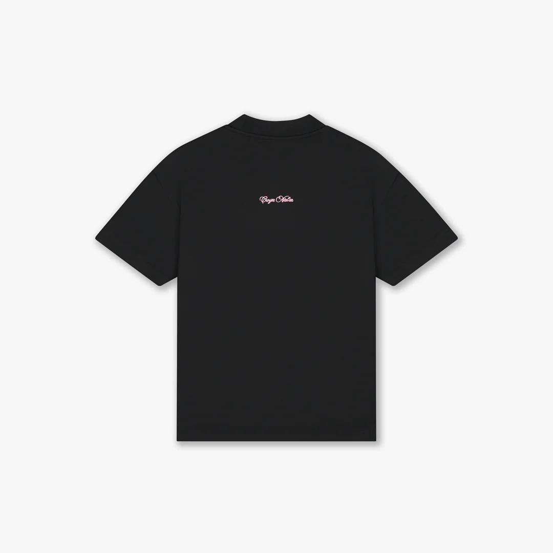 Croyez Contour De La Fleur T-Shirt | Black - Image 2