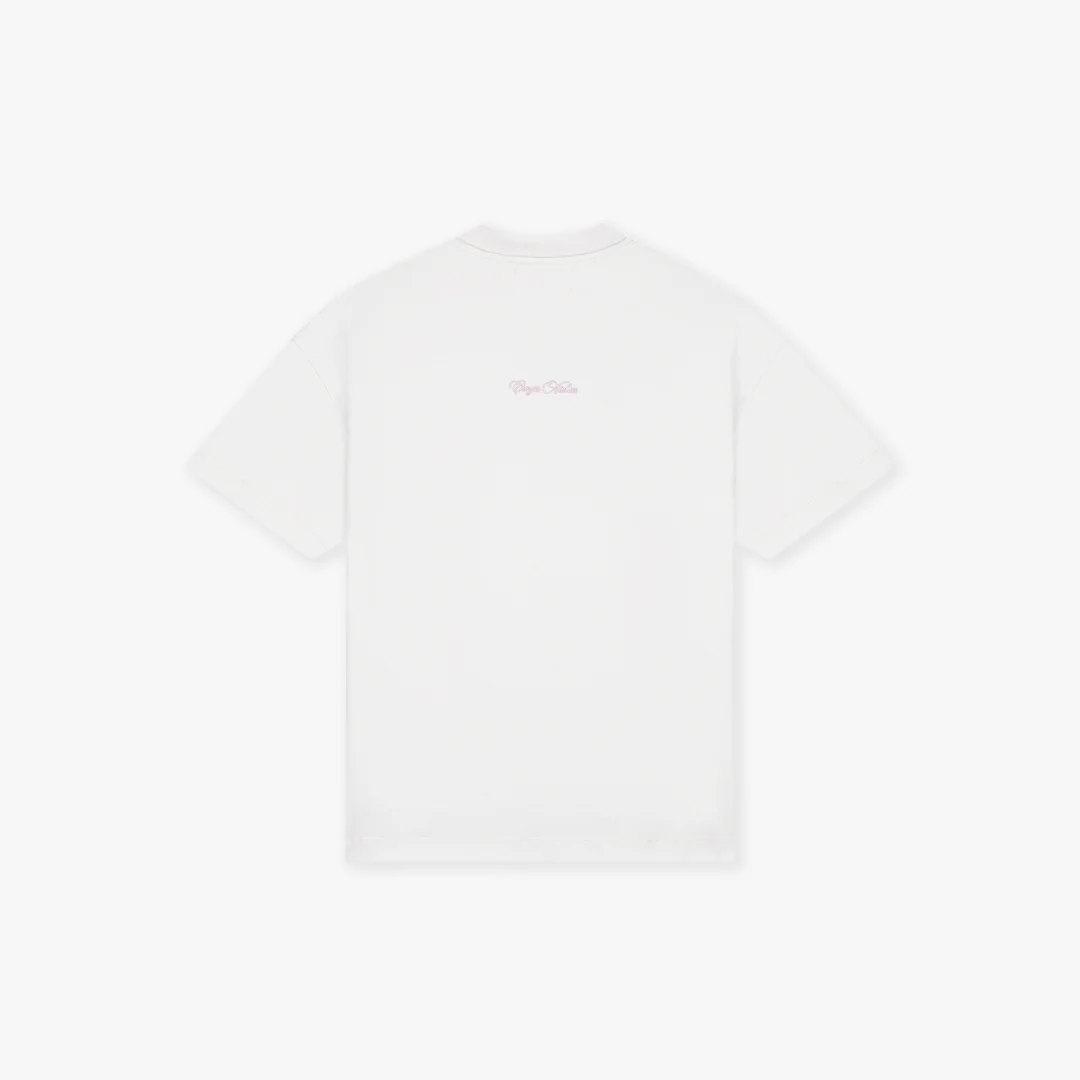 Croyez Contour De La Fleur T-Shirt | Light Grey - Image 2