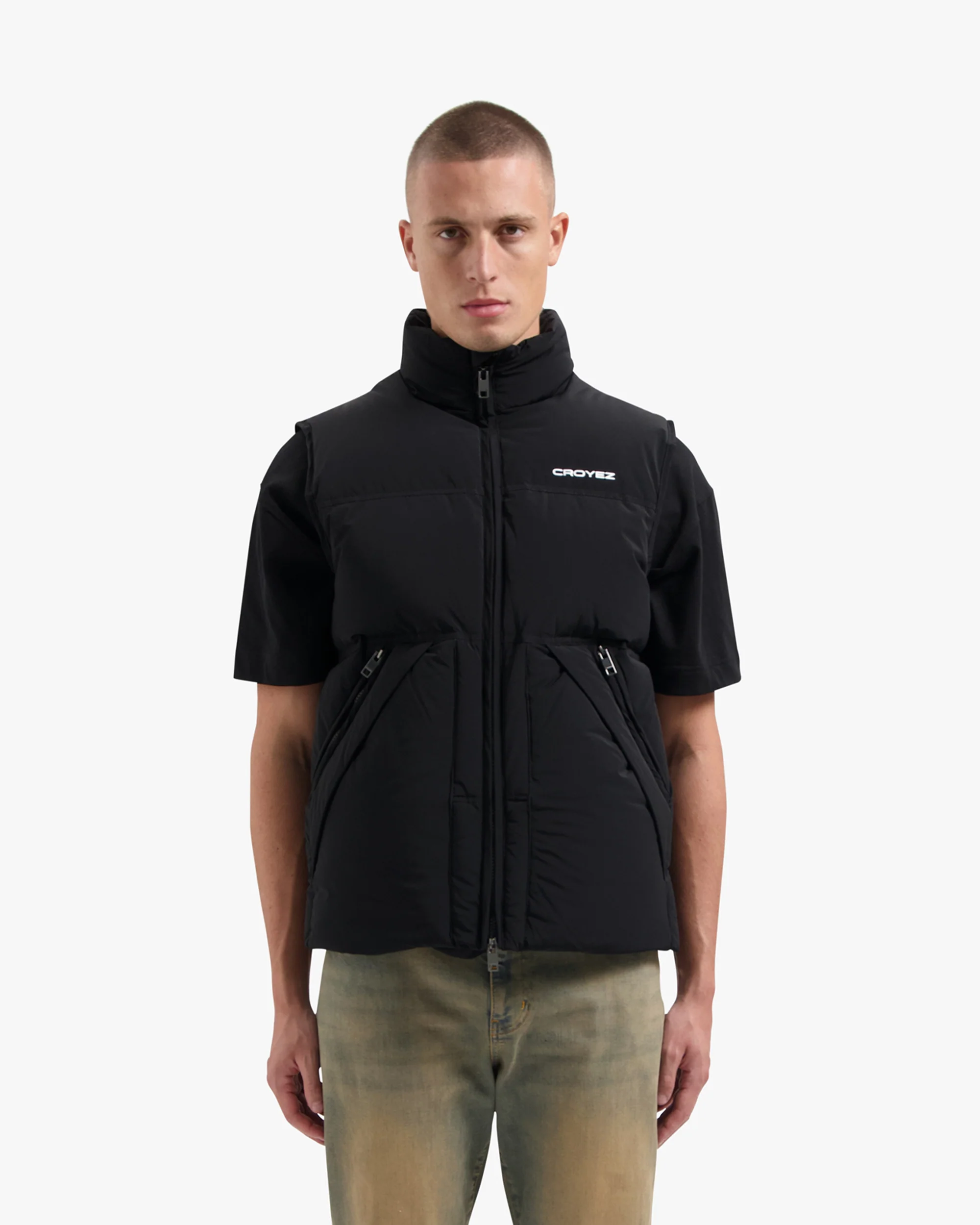 CROYEZ DOWN BODYWARMER | BLACK - Image 3
