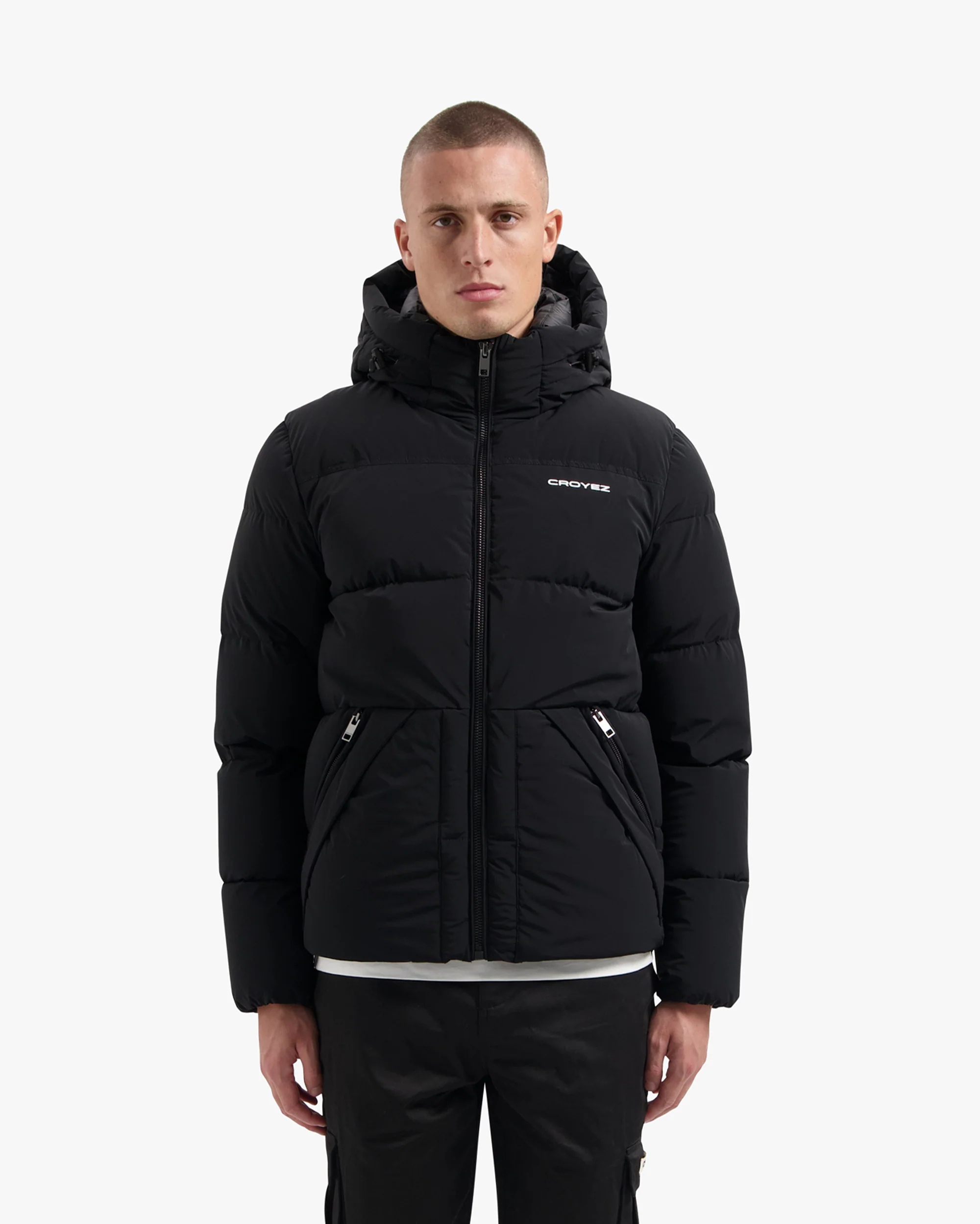CROYEZ DOWN PUFFER JACKET | BLACK - Image 3